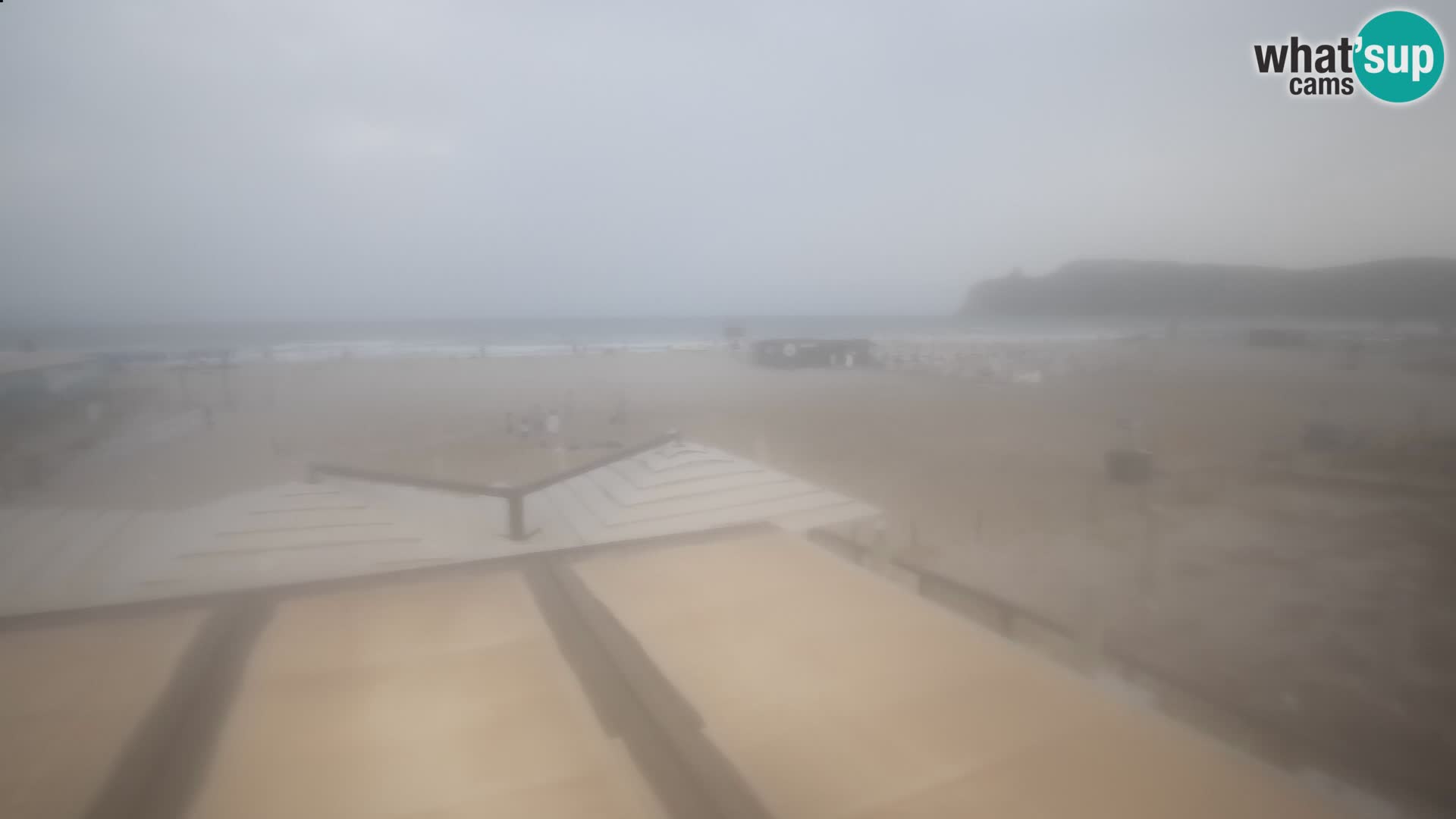 Poetto beach webcam | Cagliari | Sardinija