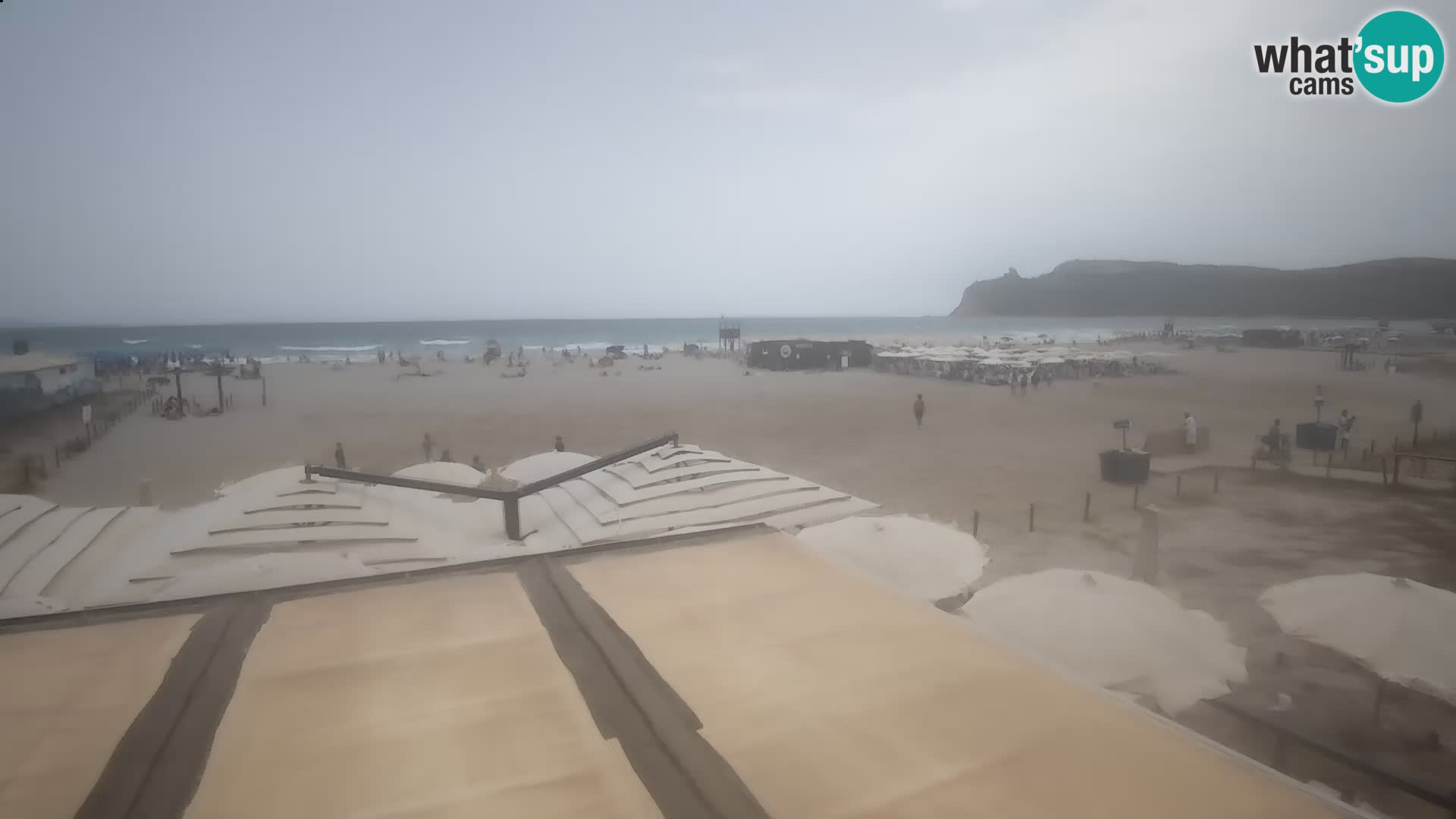 Poetto beach webcam | Cagliari | Sardinija