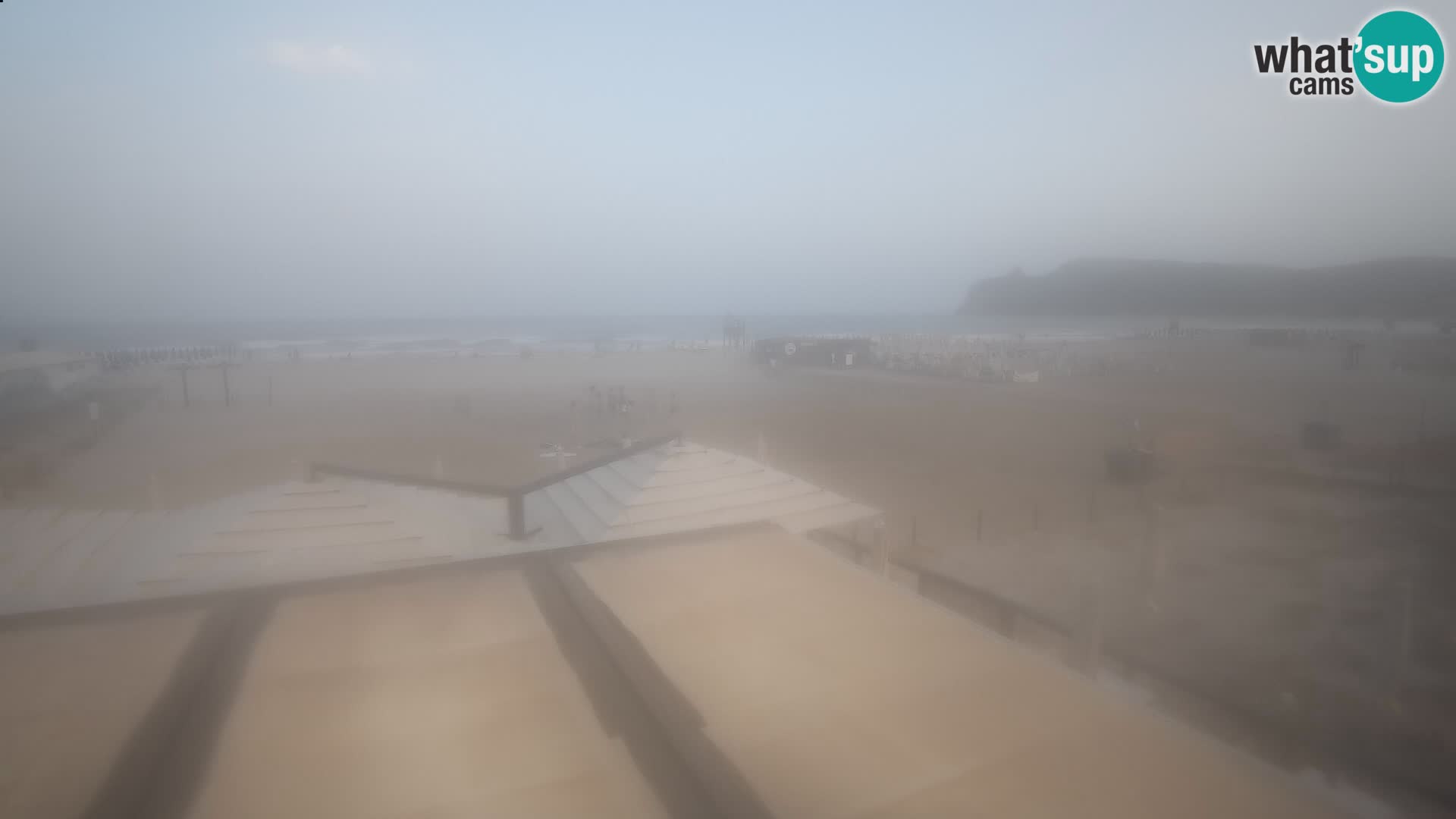 Poetto beach webcam | Cagliari | Sardinija