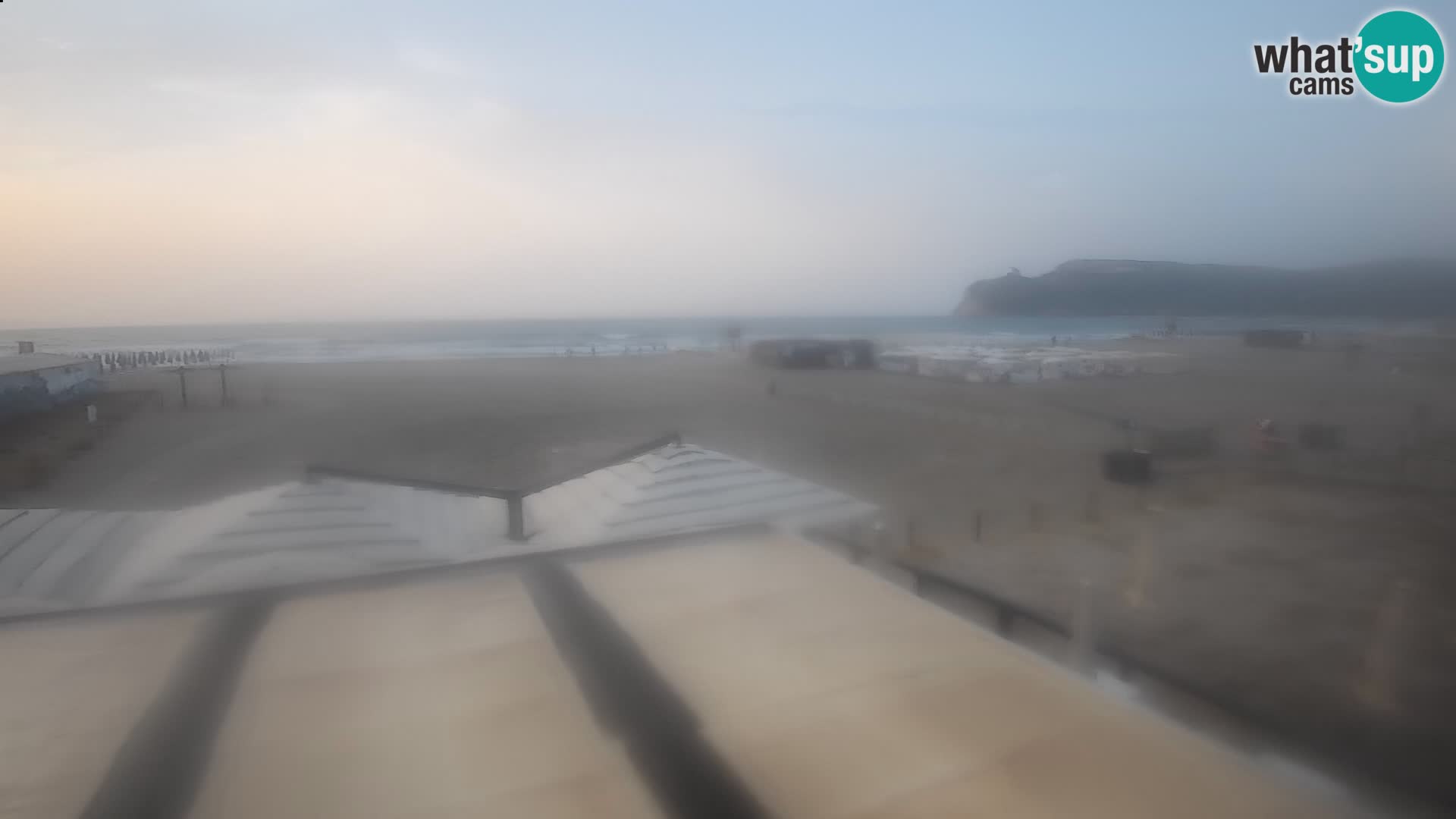 Poetto beach webcam | Cagliari | Sardinija