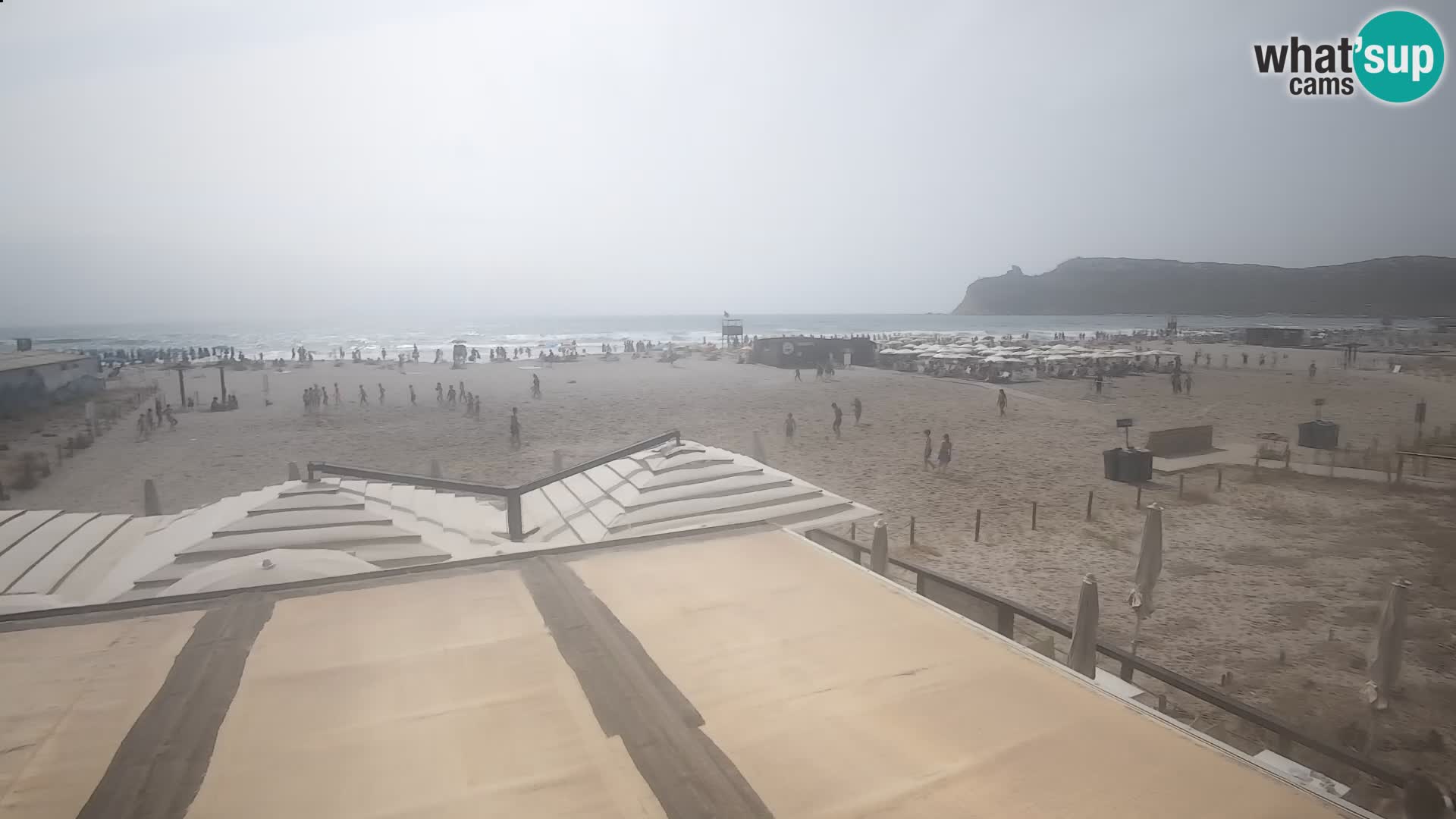 Poetto beach webcam | Cagliari | Sardinija