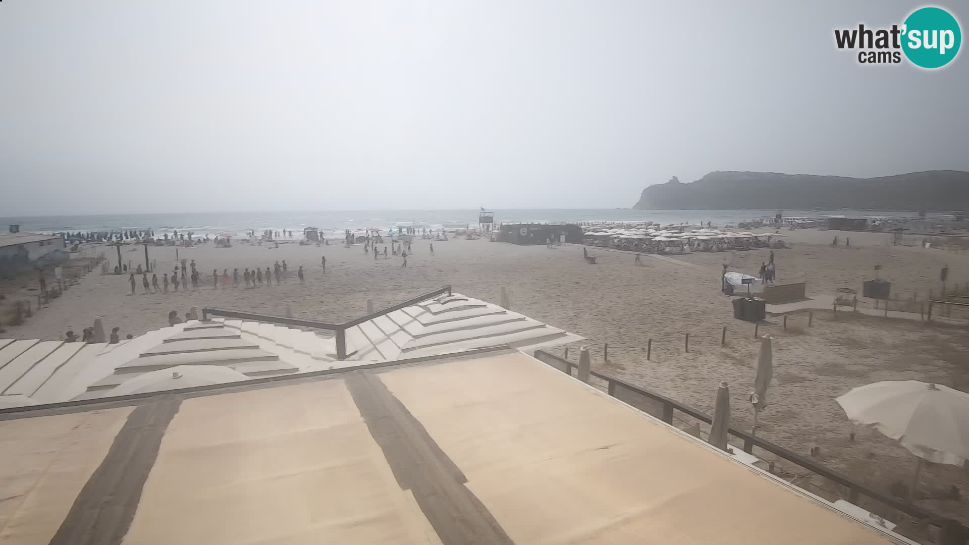 Poetto beach webcam | Cagliari | Sardinija