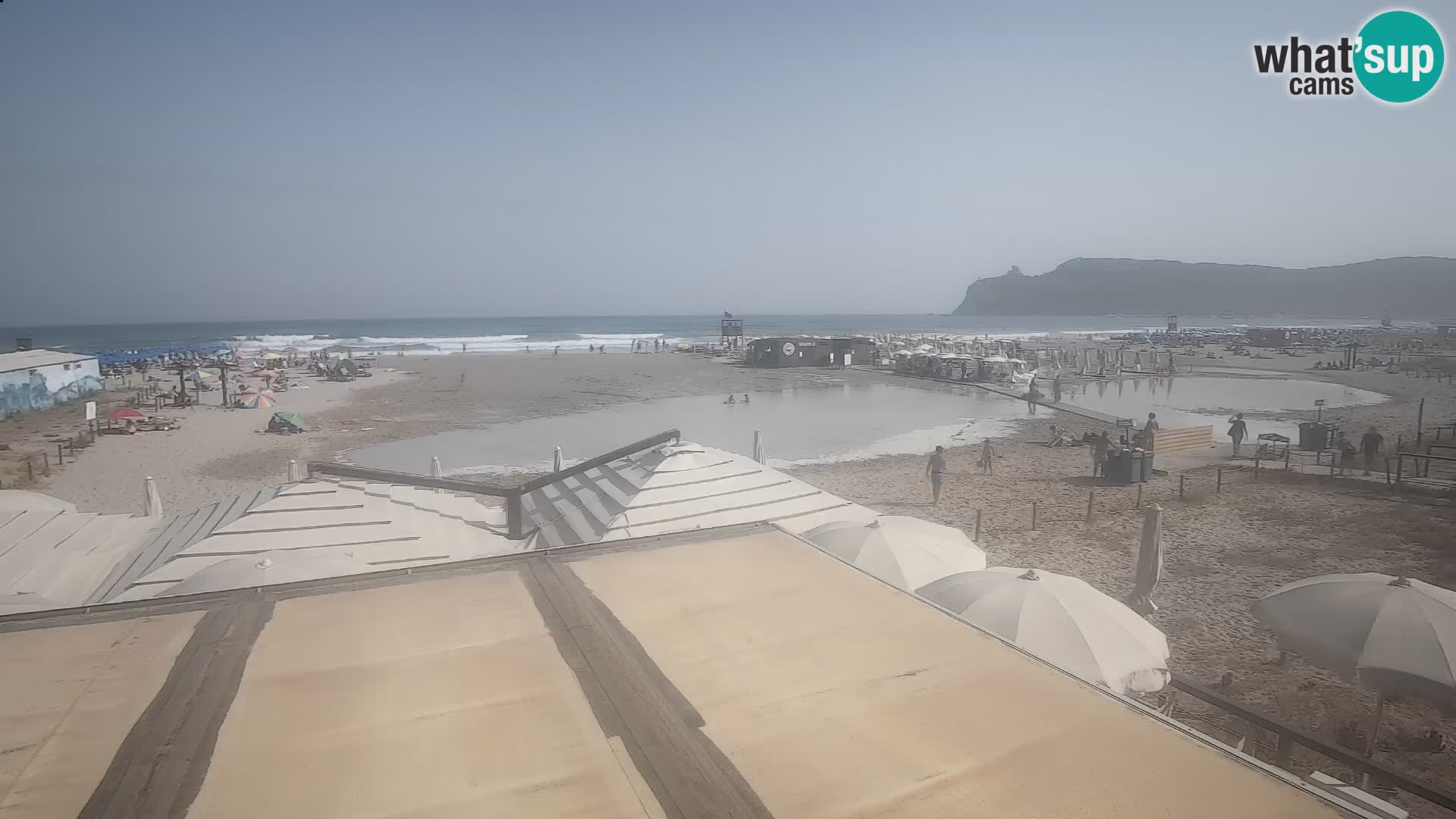 Poetto Strand Webcam | Cagliari | Sardinien