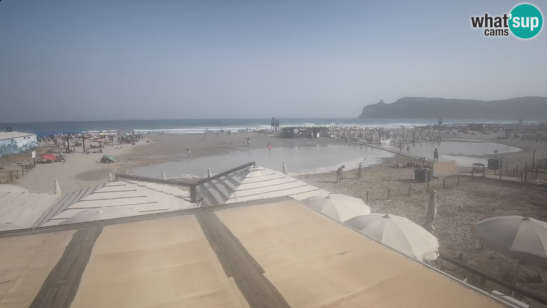 Poetto beach webcam | Cagliari | Sardinia