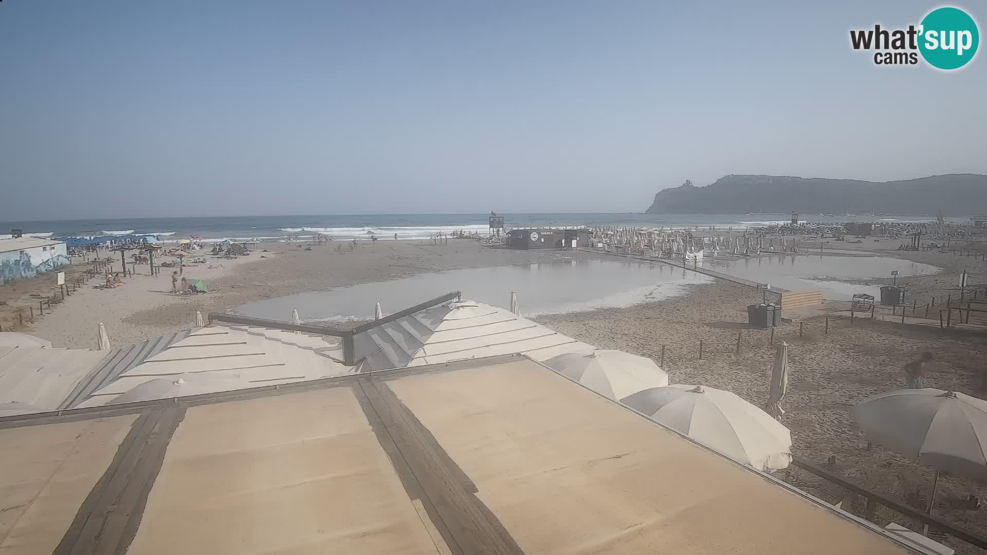 Webcam playa de Poetto | Cagliari | Cerdeña