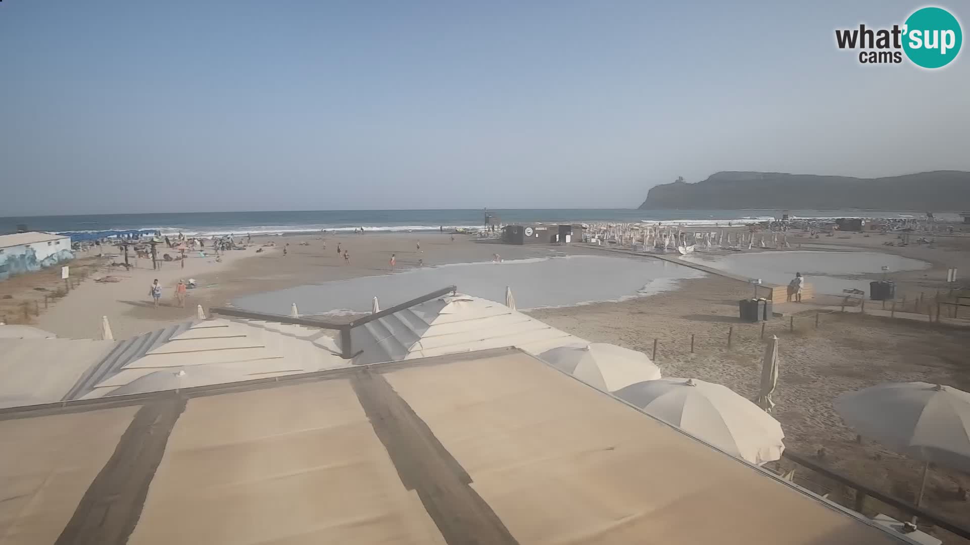 Poetto beach webcam | Cagliari | Sardinia