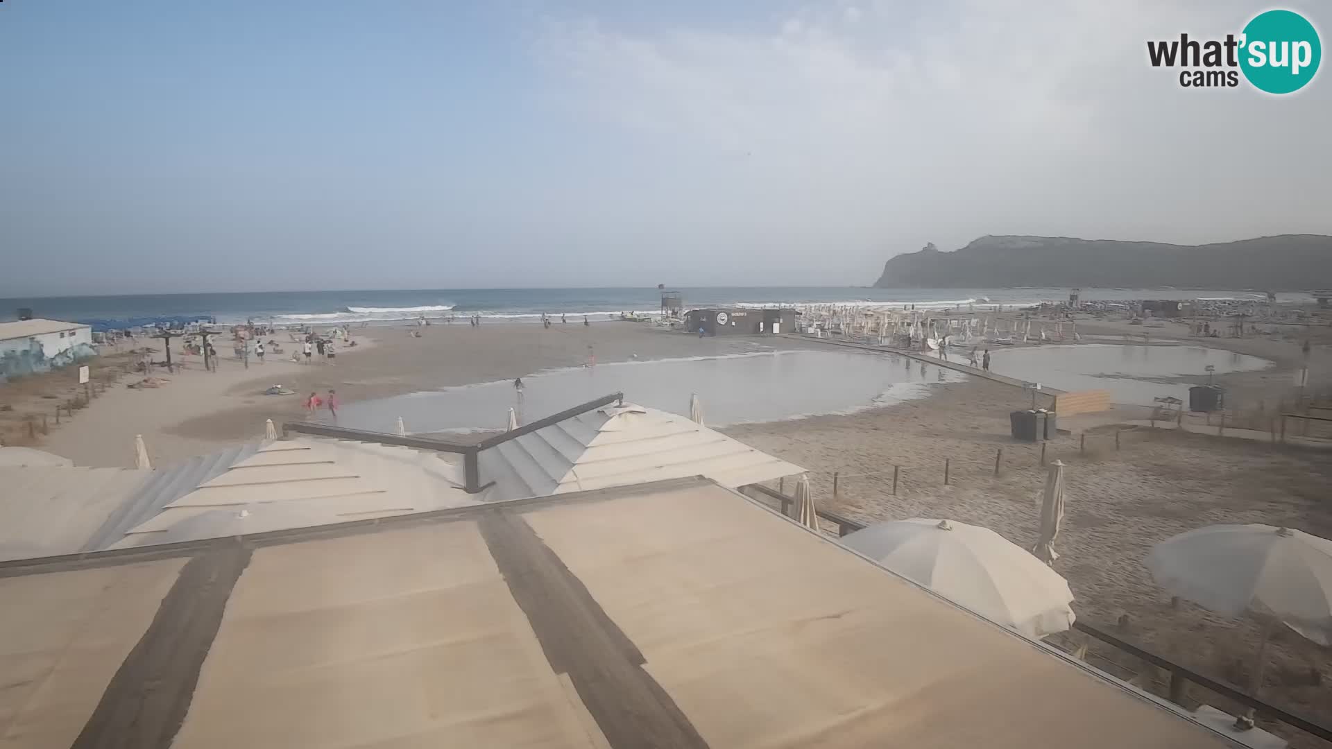 Poetto beach webcam | Cagliari | Sardinia