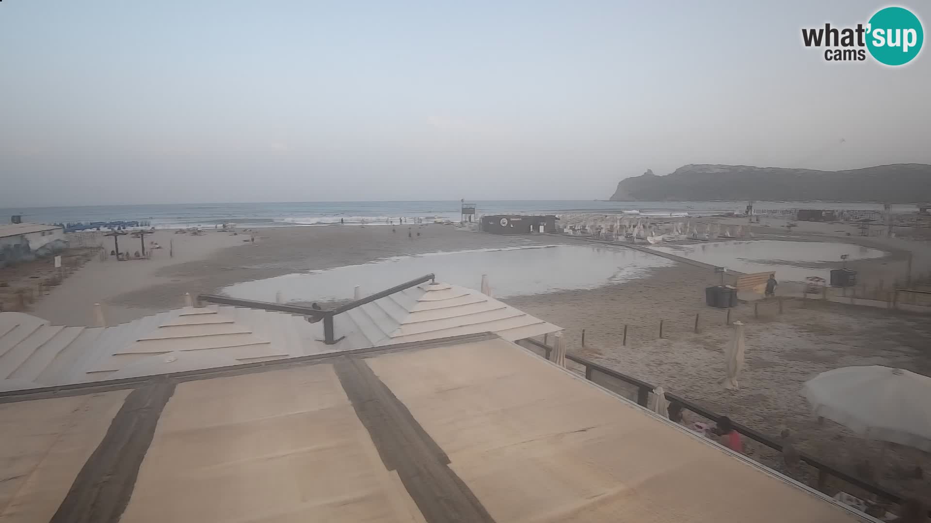 Poetto beach webcam | Cagliari | Sardinija