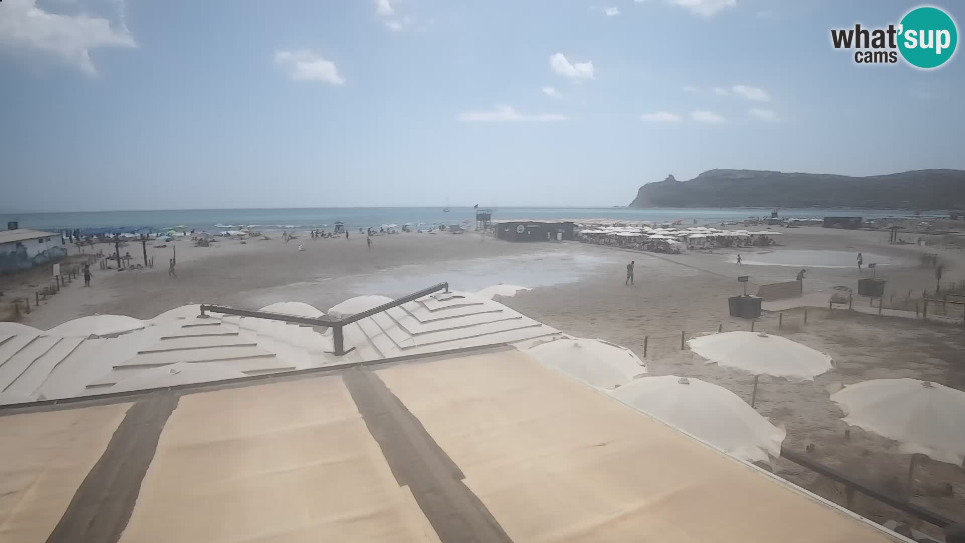 Poetto beach webcam | Cagliari | Sardinija