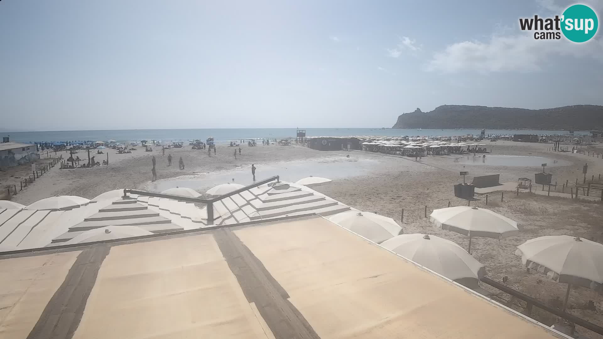 Webcam plage de Poetto | Cagliari | Sardaigne