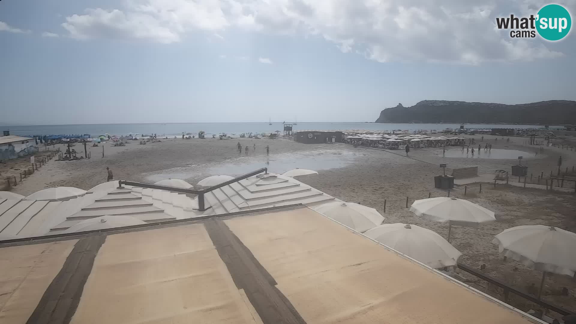 Poetto beach webcam | Cagliari | Sardinija