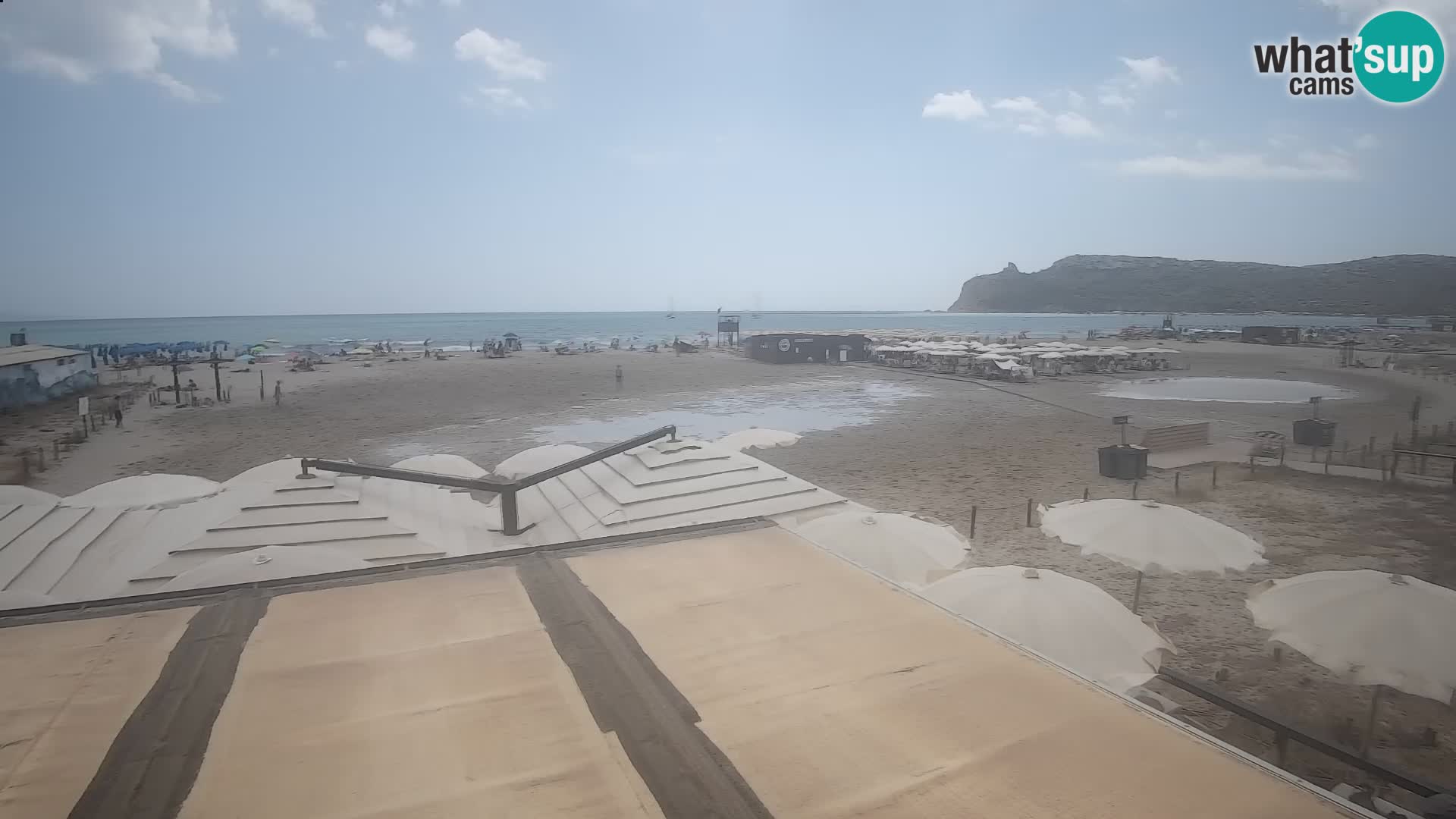Poetto beach webcam | Cagliari | Sardinija