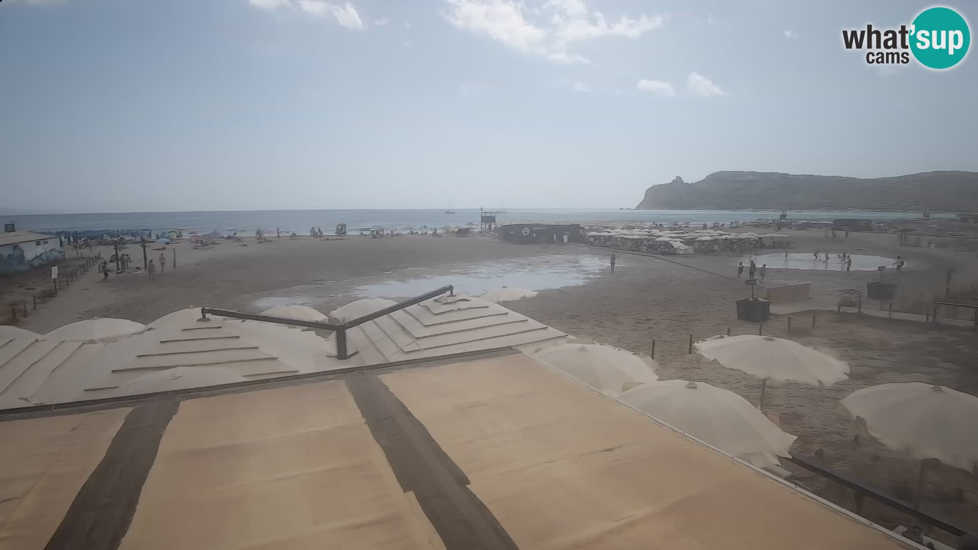 Webcam plage de Poetto | Cagliari | Sardaigne