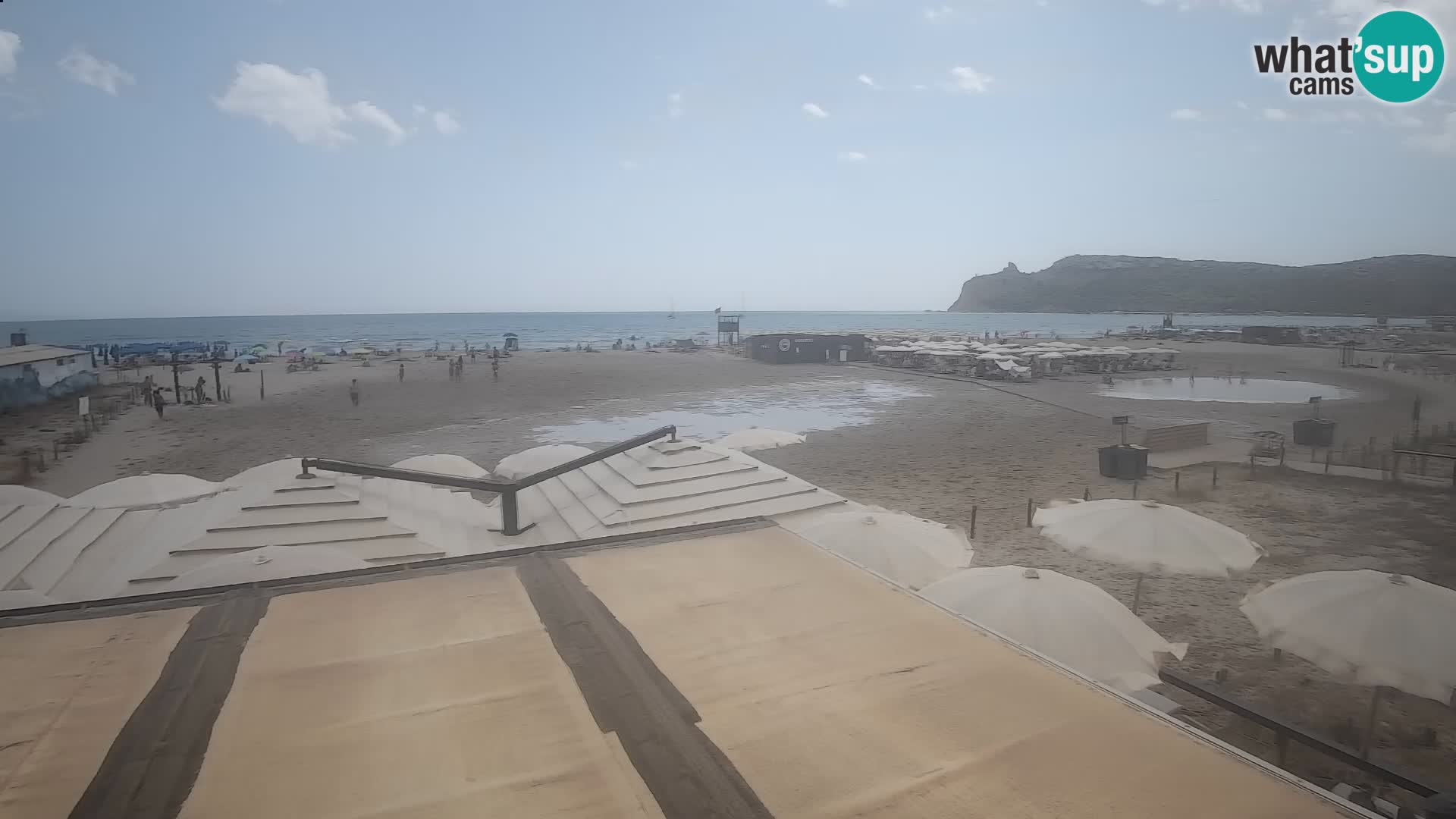 Poetto beach webcam | Cagliari | Sardinia