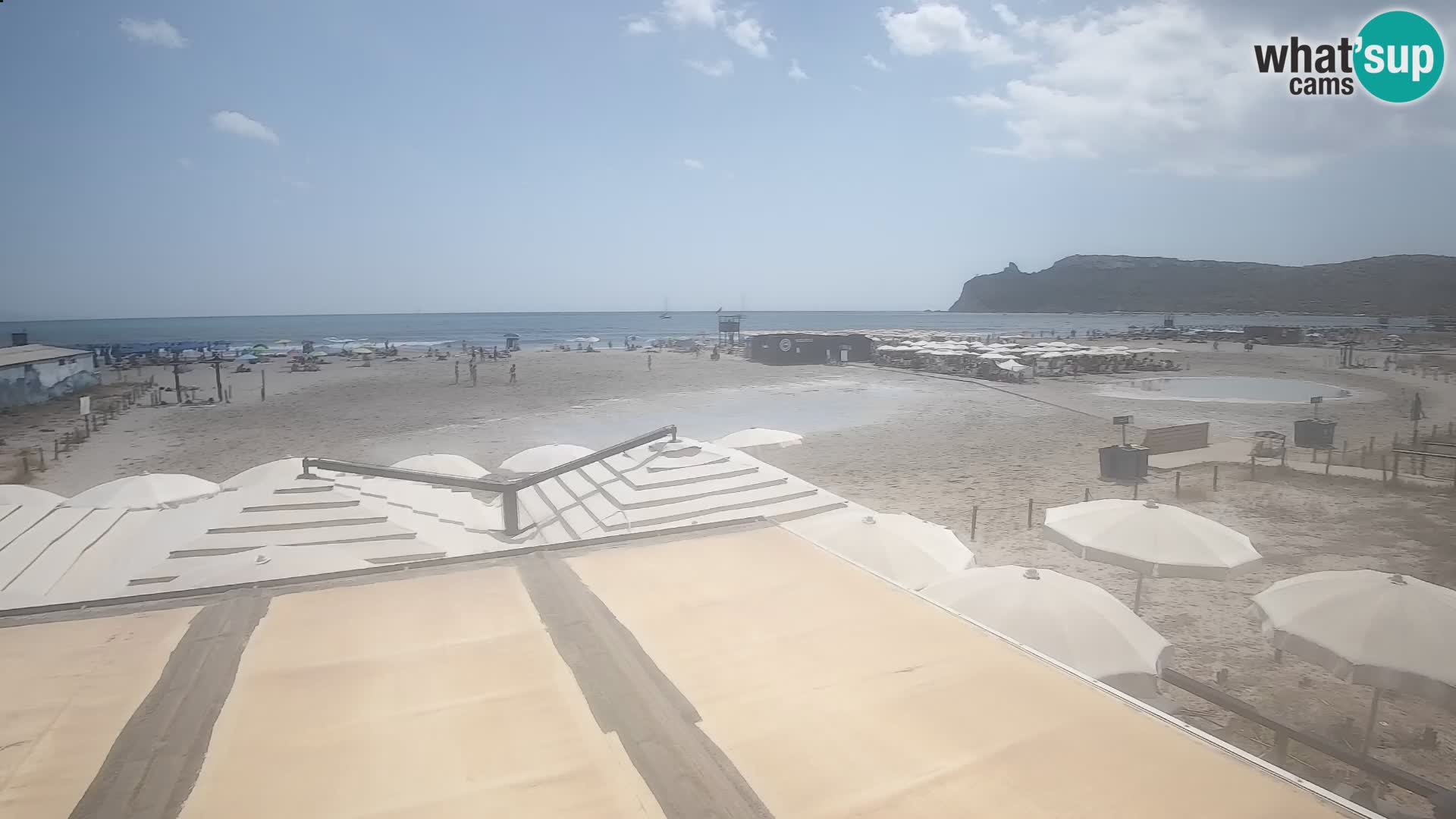 Poetto beach webcam | Cagliari | Sardinija