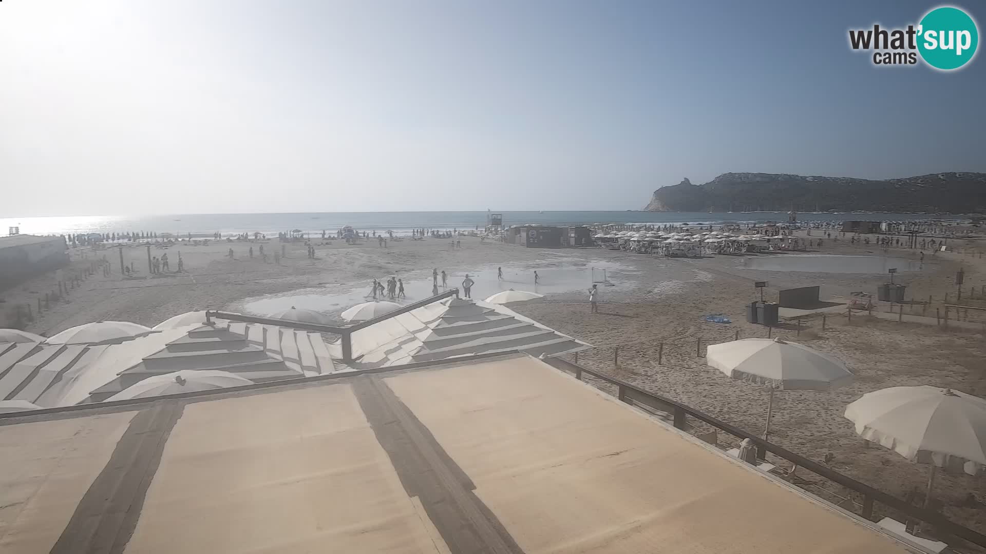 Webcam plage de Poetto | Cagliari | Sardaigne