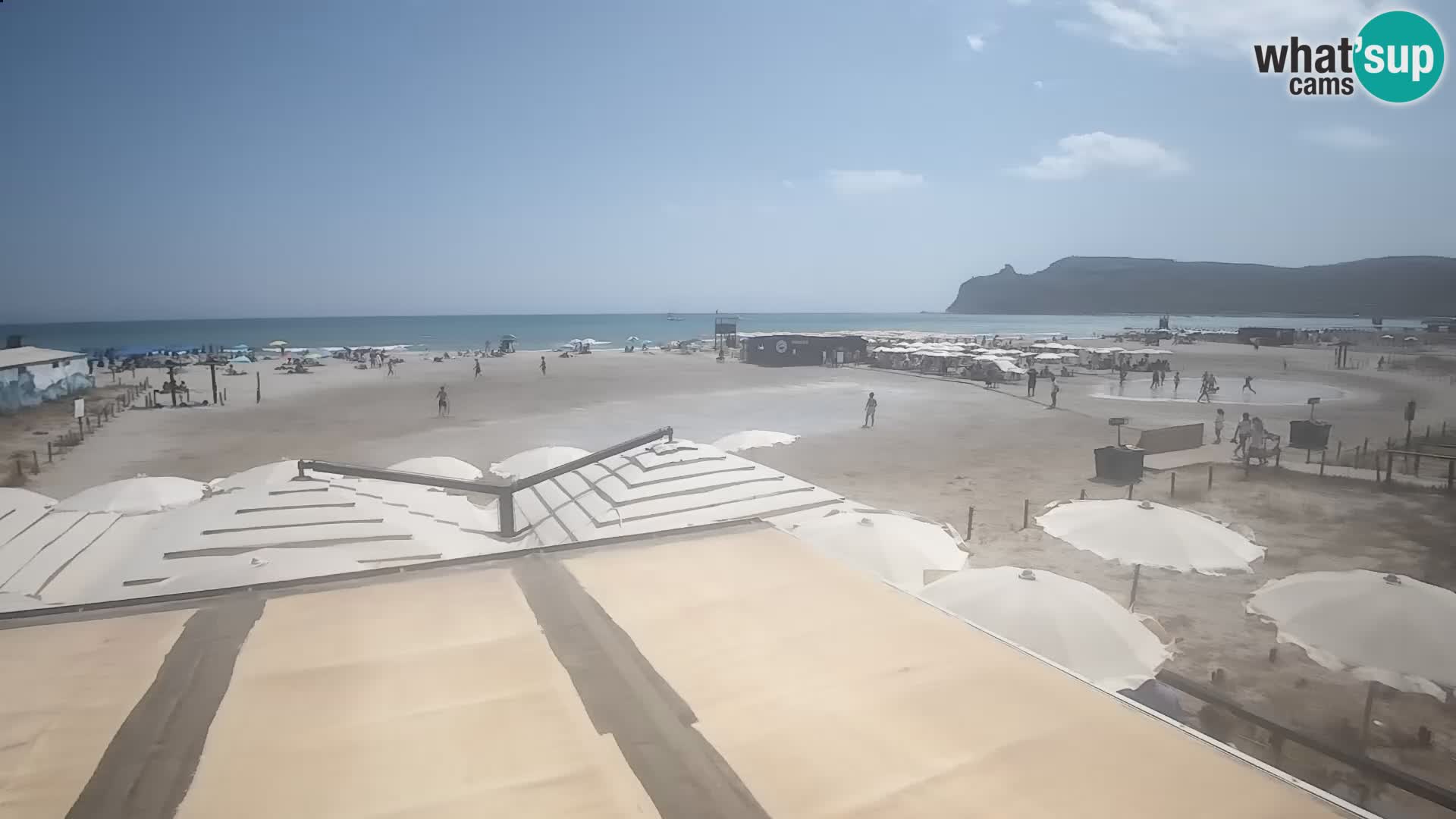 Poetto beach webcam | Cagliari | Sardinija
