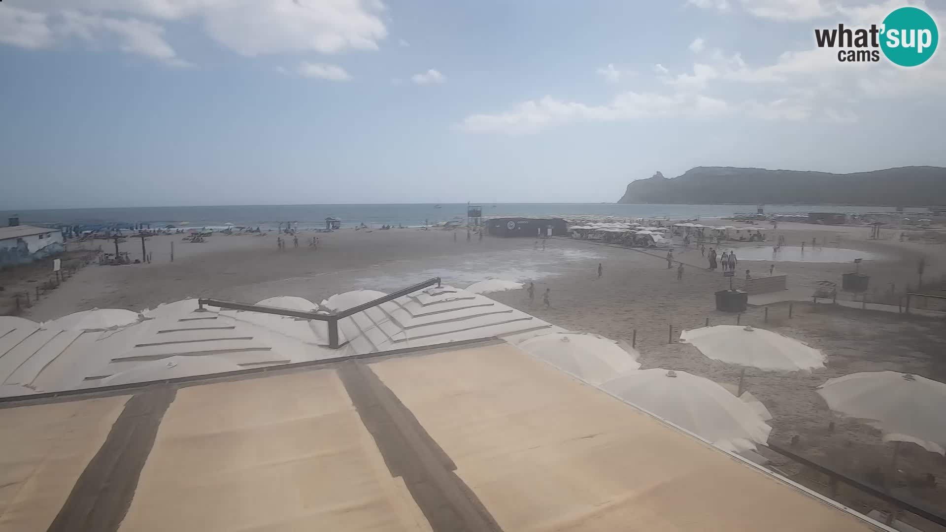 Webcam plage de Poetto | Cagliari | Sardaigne