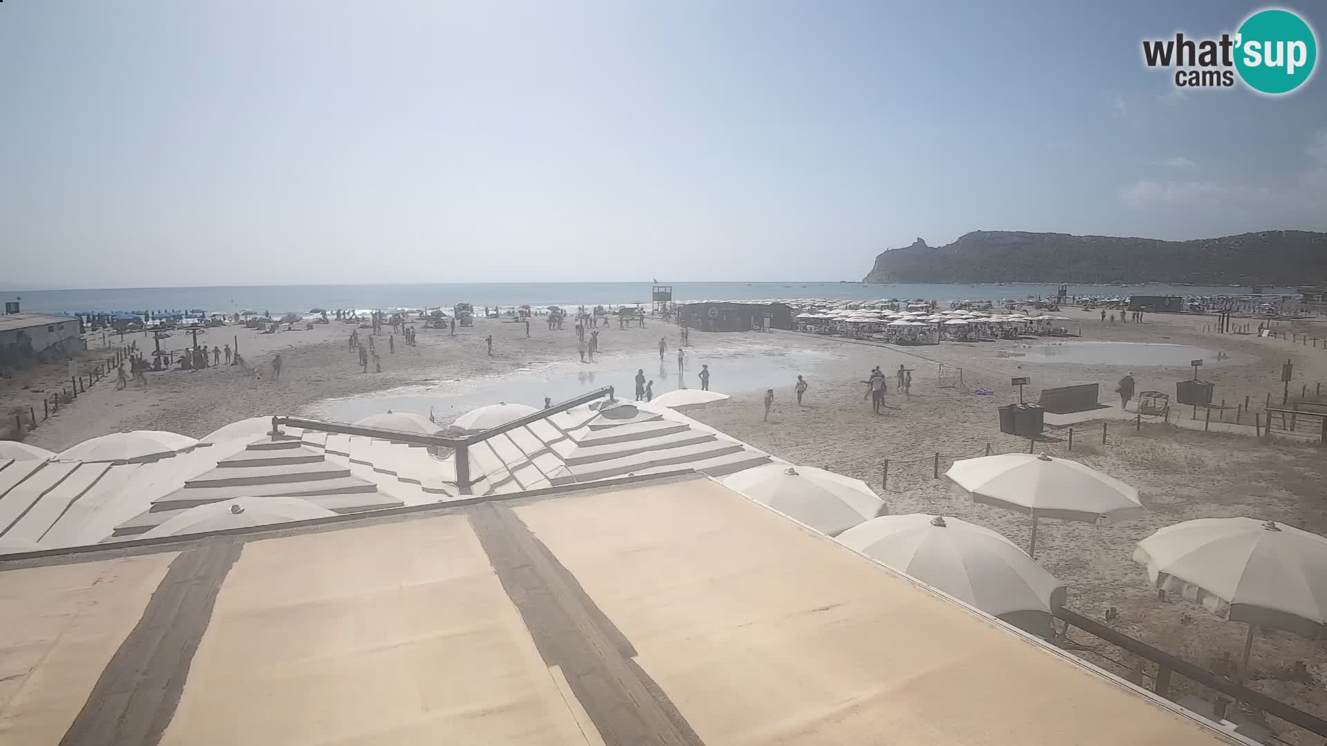 Poetto beach webcam | Cagliari | Sardinija