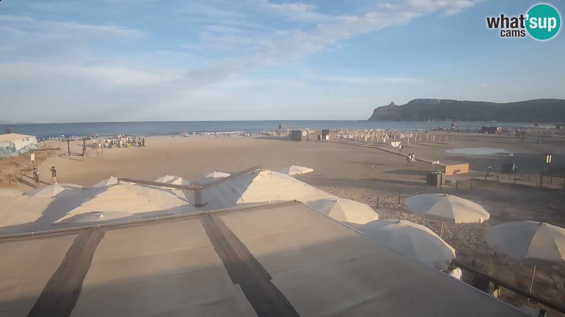 Poetto beach webcam | Cagliari | Sardinija