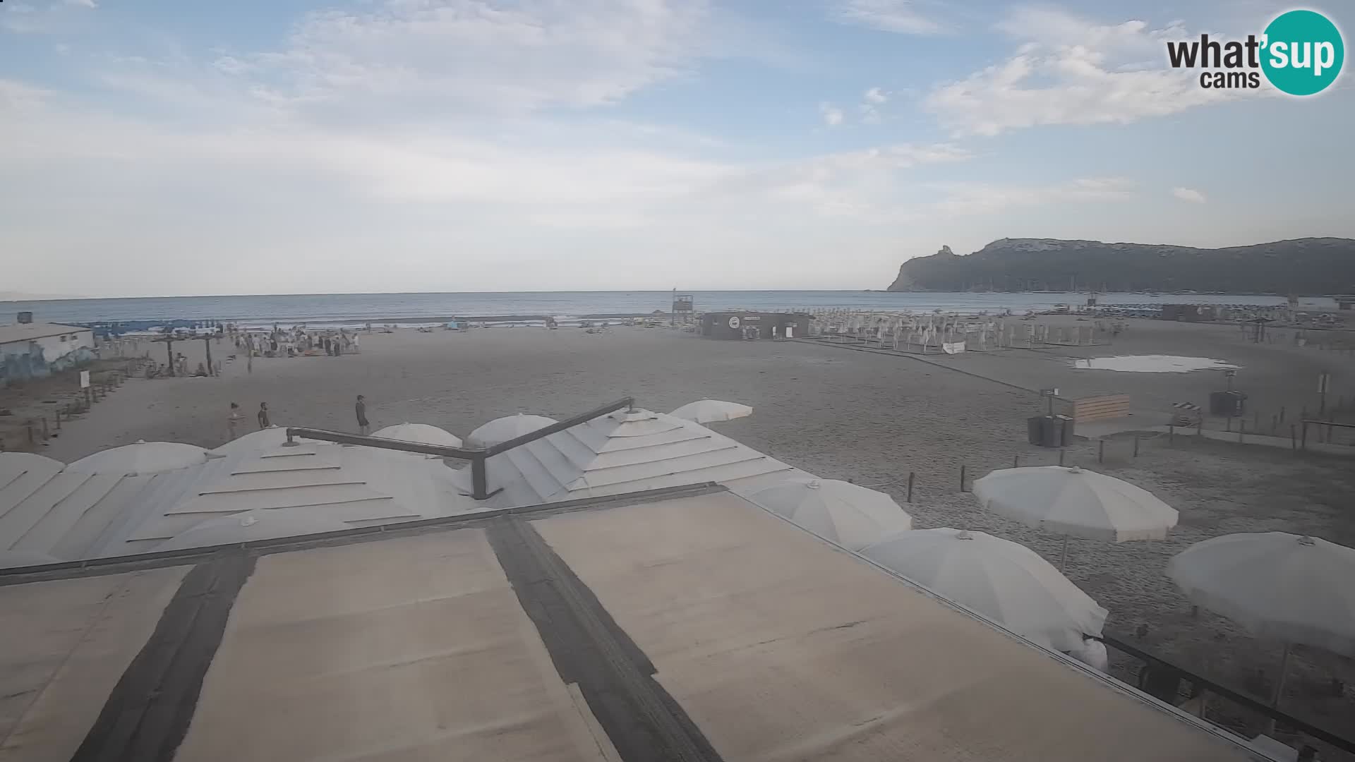 Poetto beach webcam | Cagliari | Sardinija