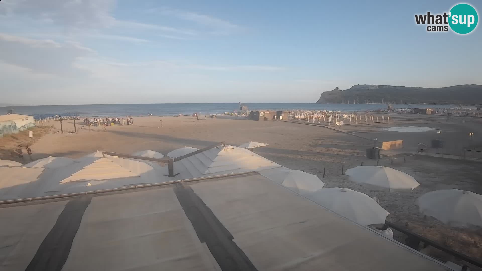 Webcam plage de Poetto | Cagliari | Sardaigne