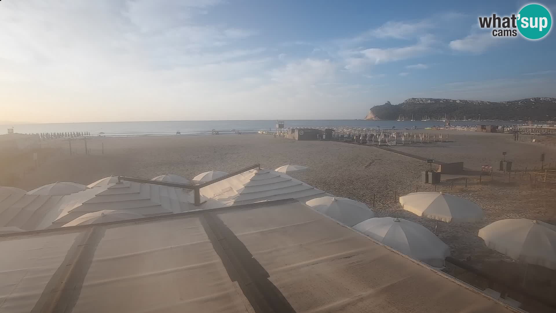 Poetto beach webcam | Cagliari | Sardinija