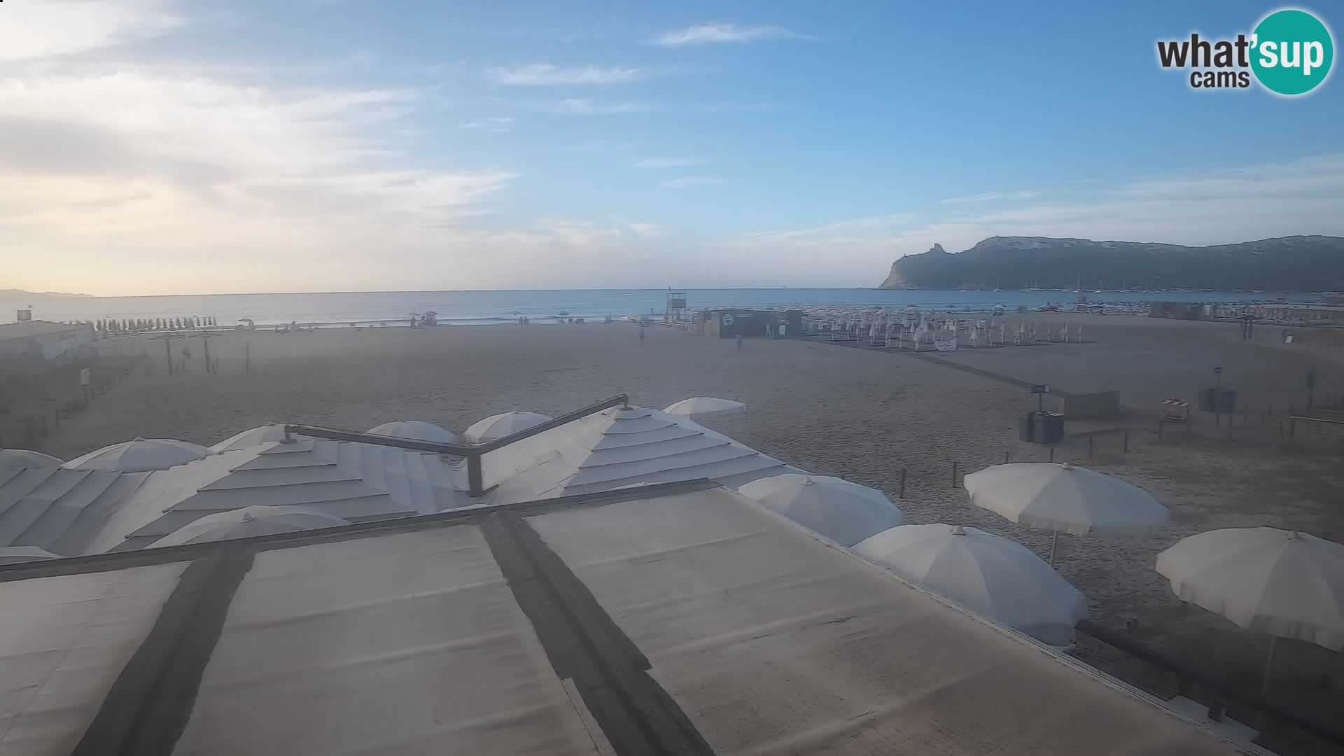 Poetto beach webcam | Cagliari | Sardinija