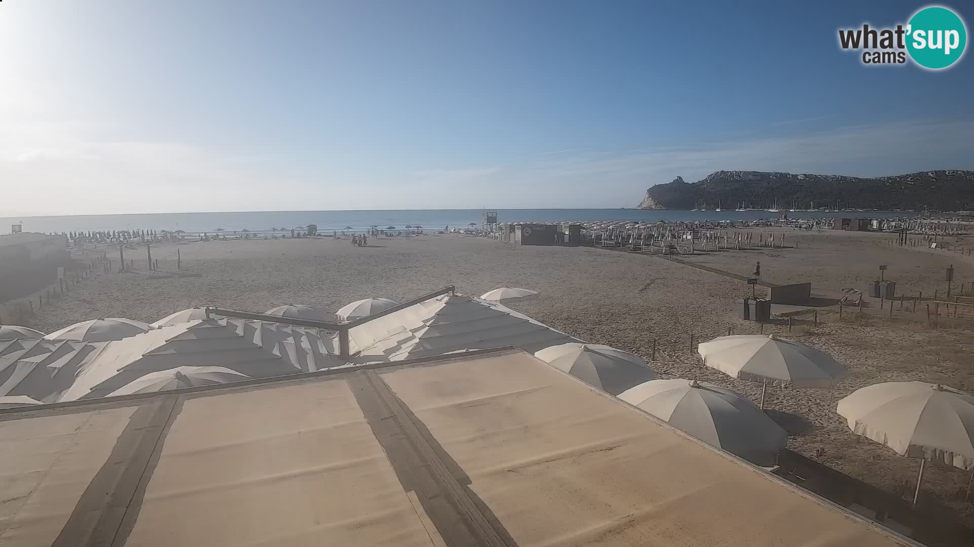 Poetto beach webcam | Cagliari | Sardinija