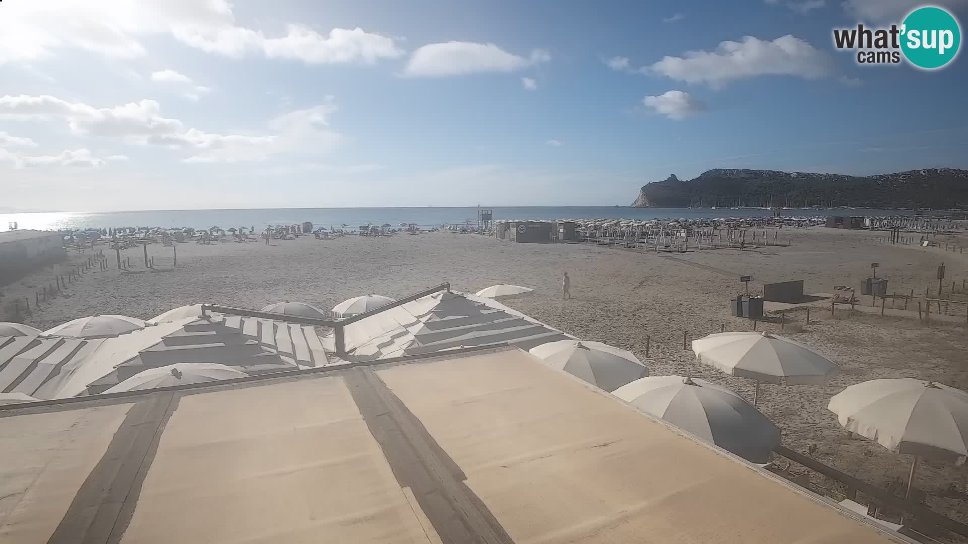 Poetto beach webcam | Cagliari | Sardinija