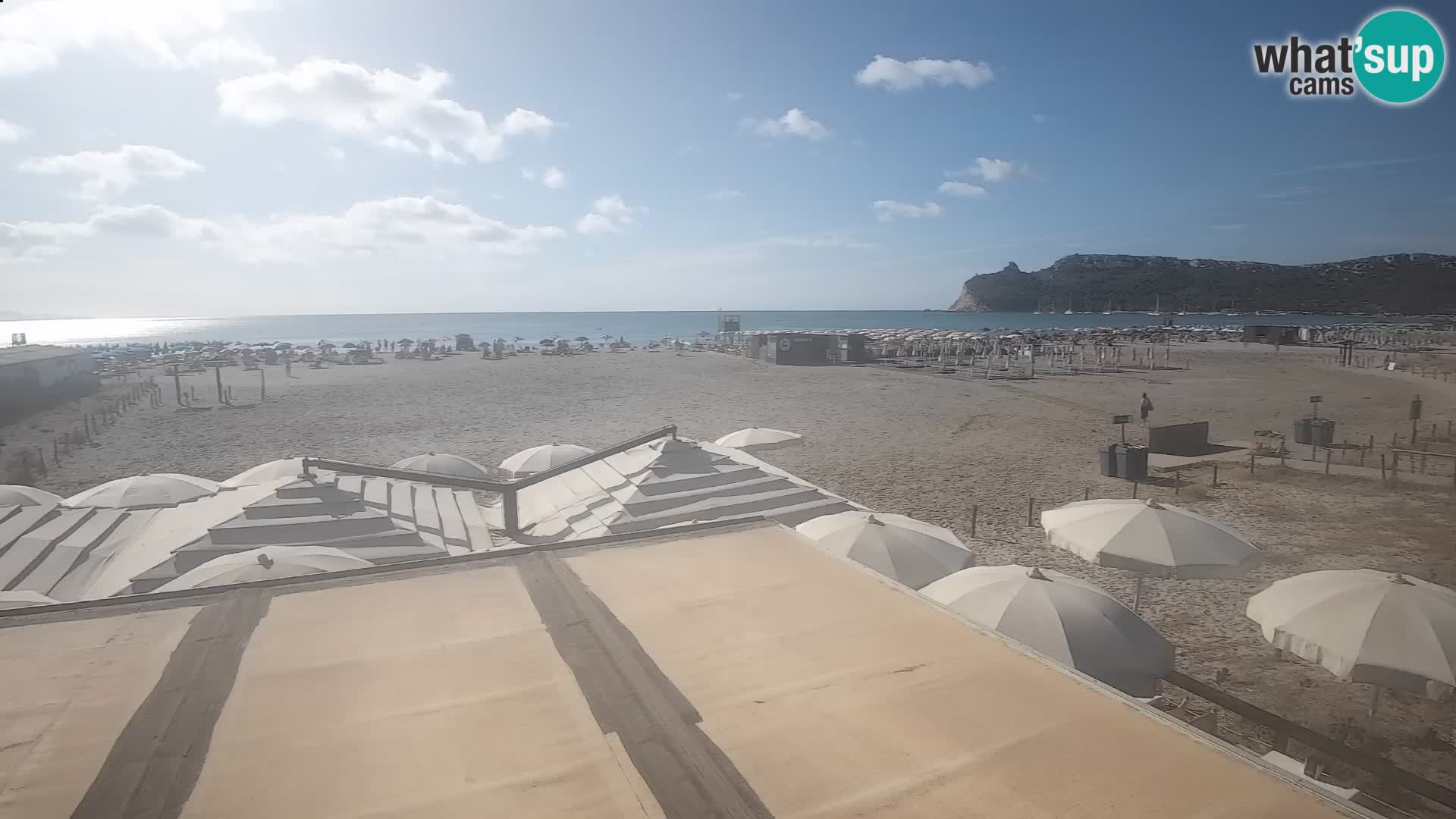 Webcam plage de Poetto | Cagliari | Sardaigne