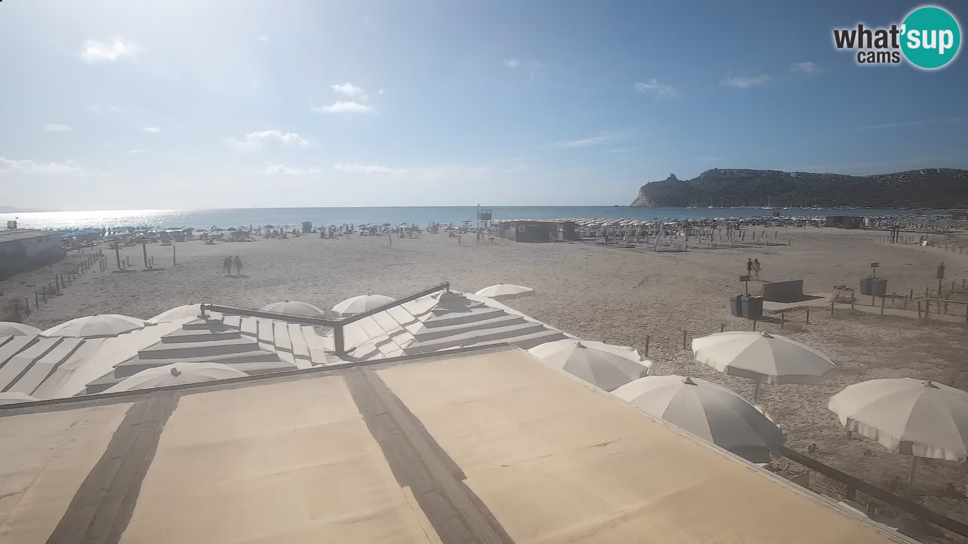 Poetto beach webcam | Cagliari | Sardinia