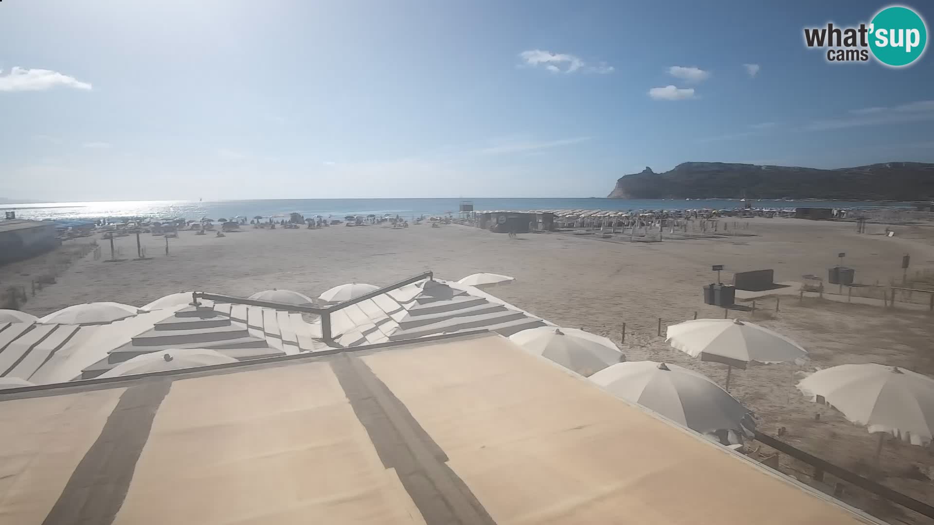 Poetto beach webcam | Cagliari | Sardinia