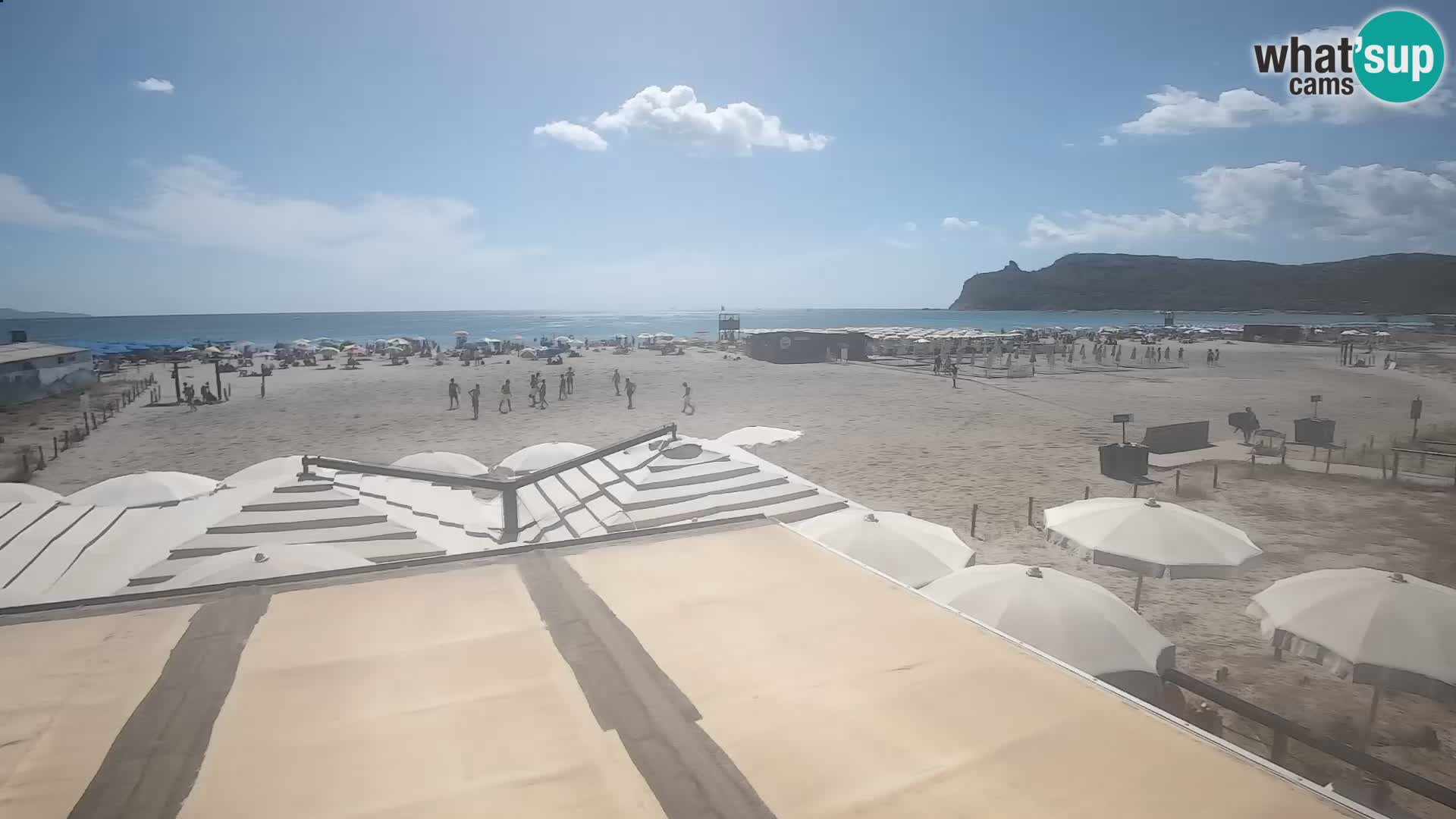 Webcam plage de Poetto | Cagliari | Sardaigne