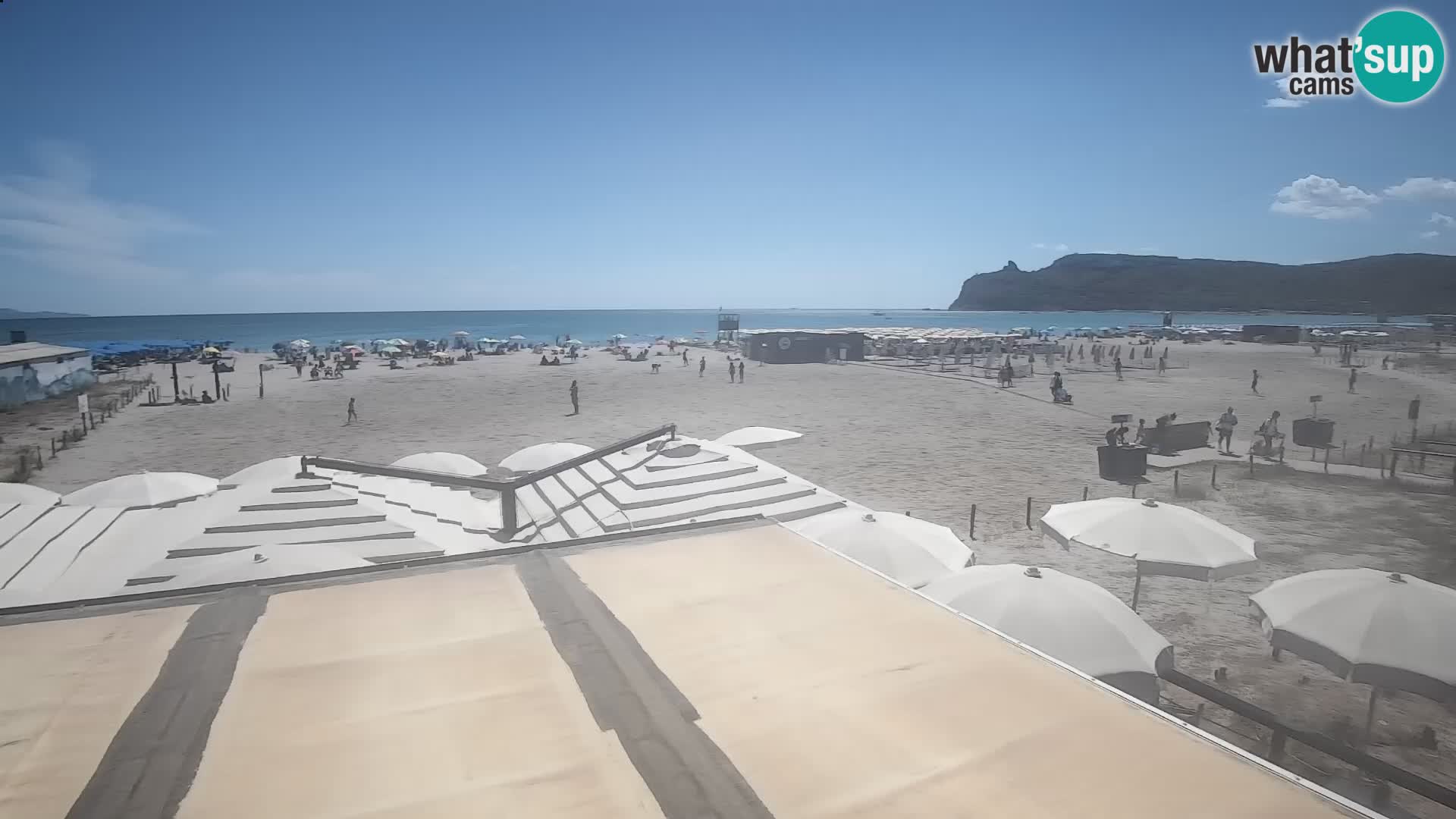 Poetto beach webcam | Cagliari | Sardinia