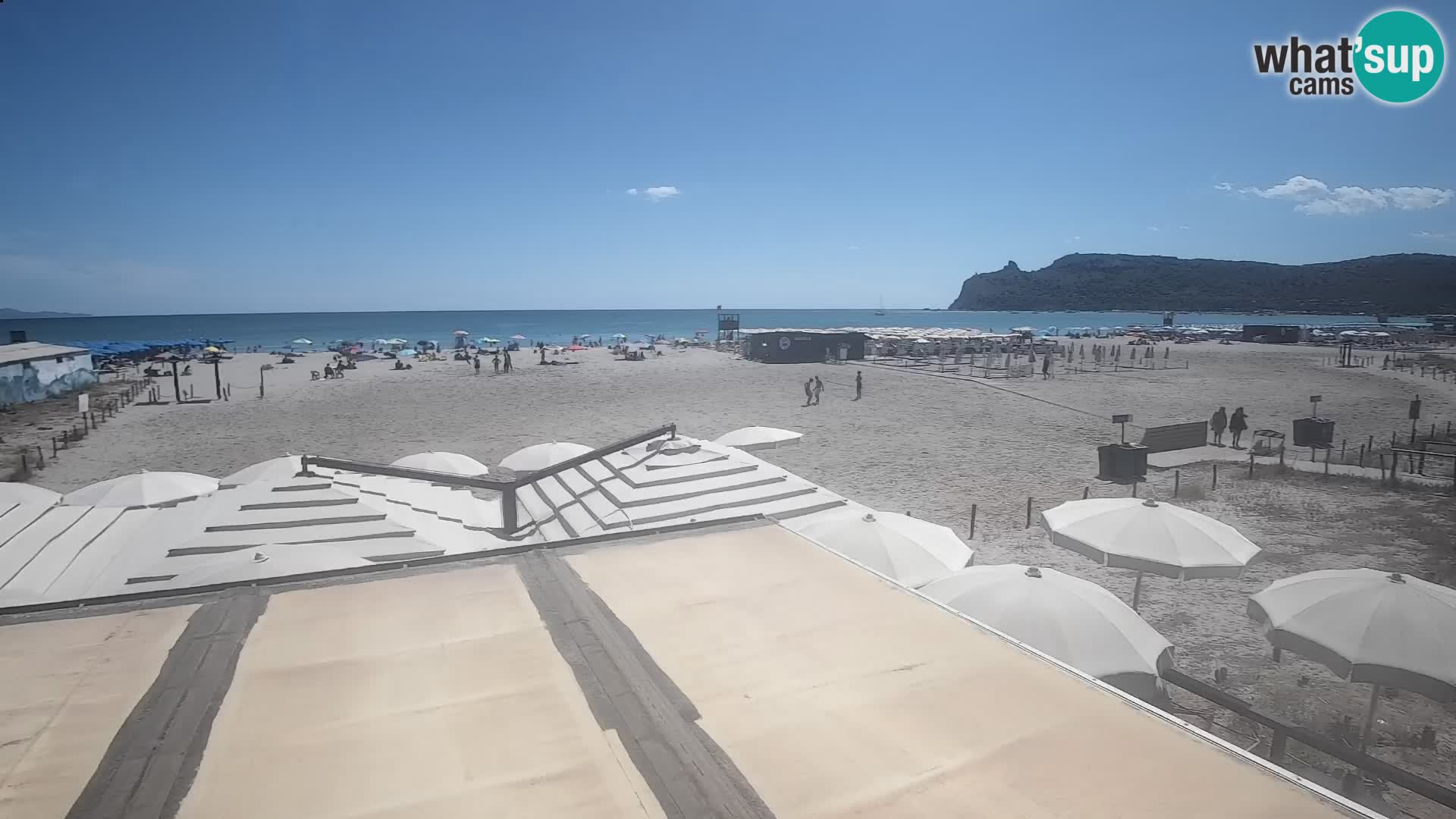Poetto beach webcam | Cagliari | Sardinia