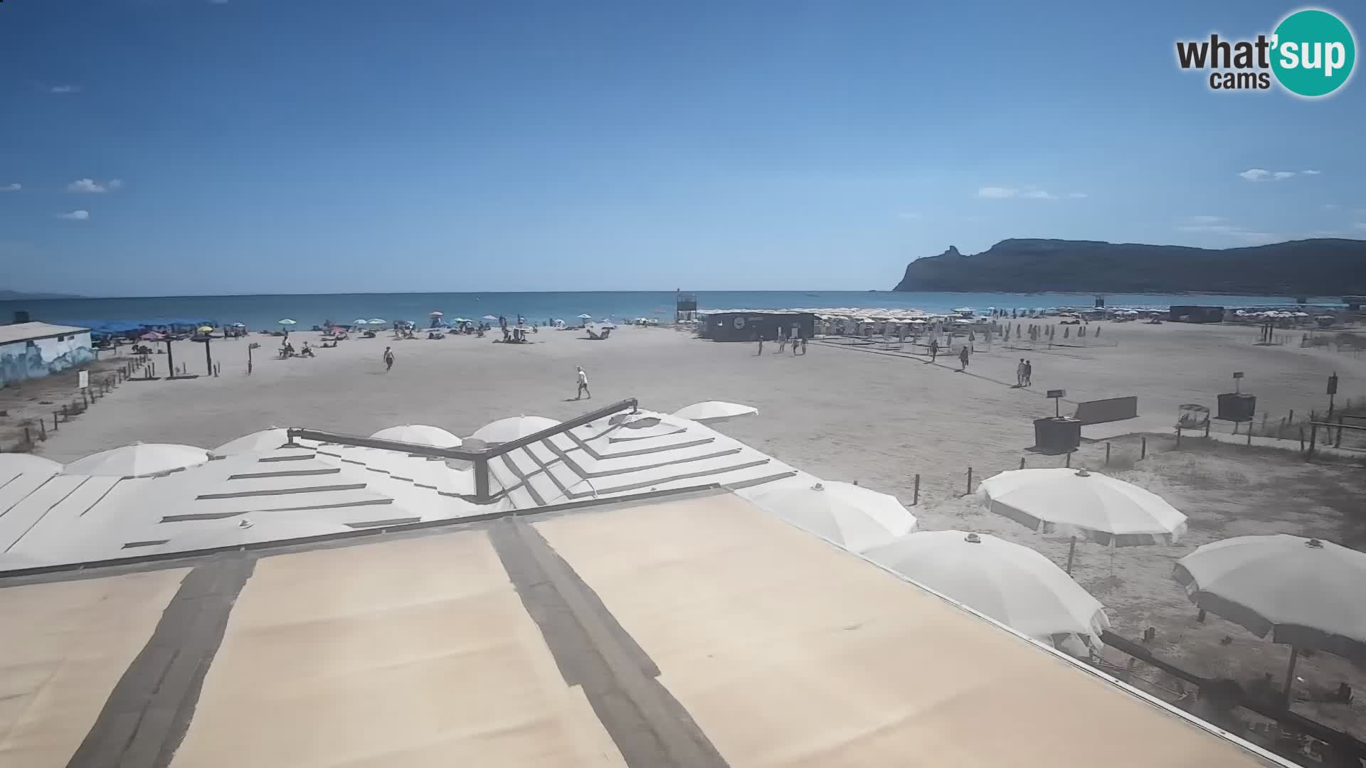Poetto beach webcam | Cagliari | Sardinia