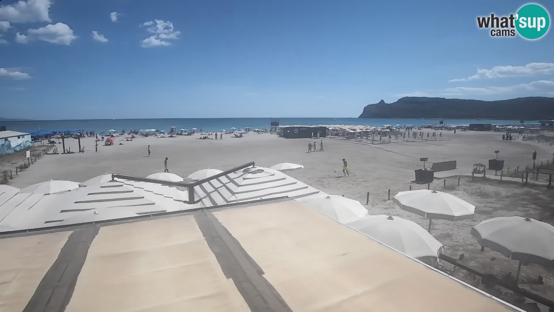 Poetto beach webcam | Cagliari | Sardinia