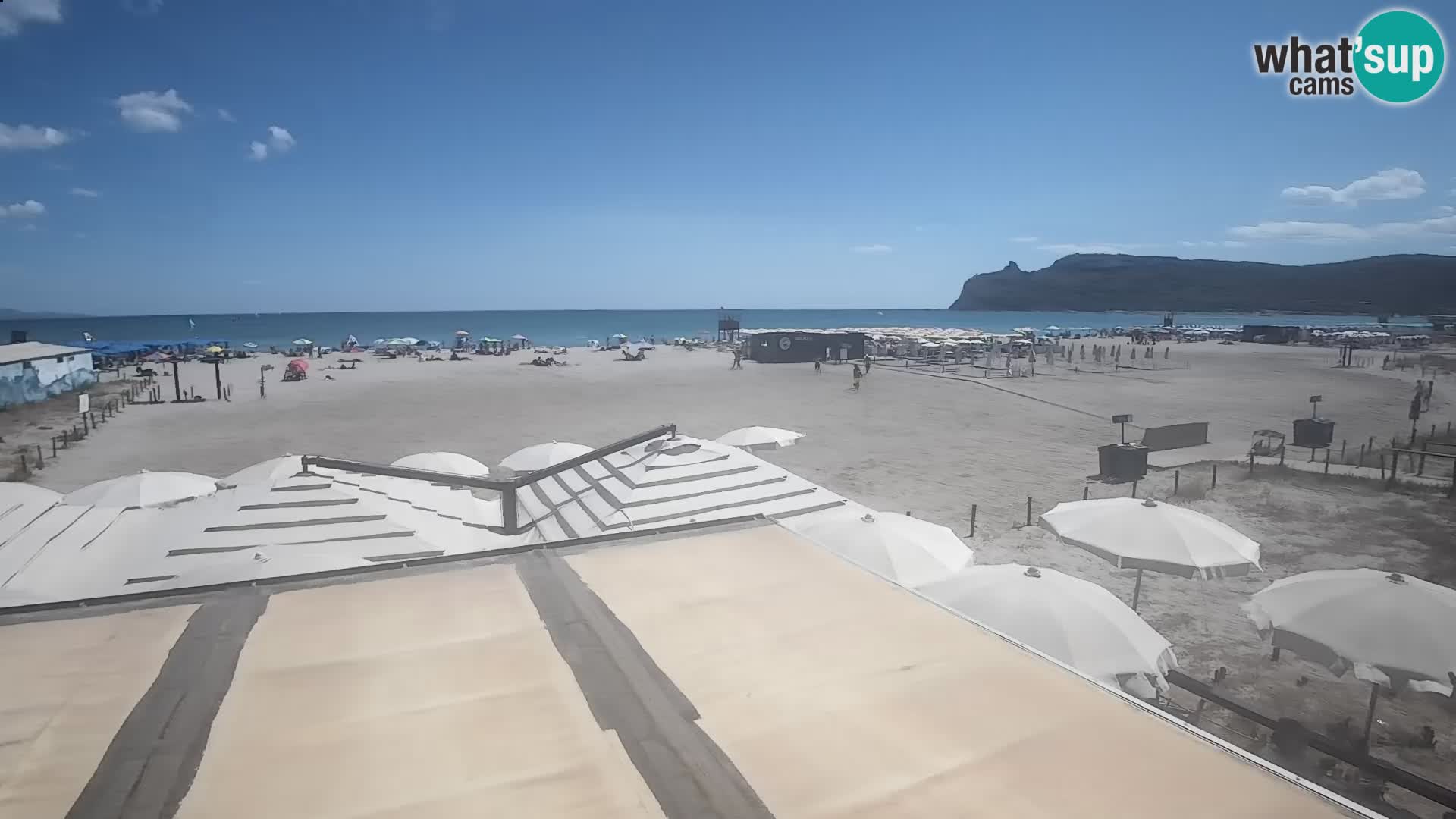 Poetto beach webcam | Cagliari | Sardinija
