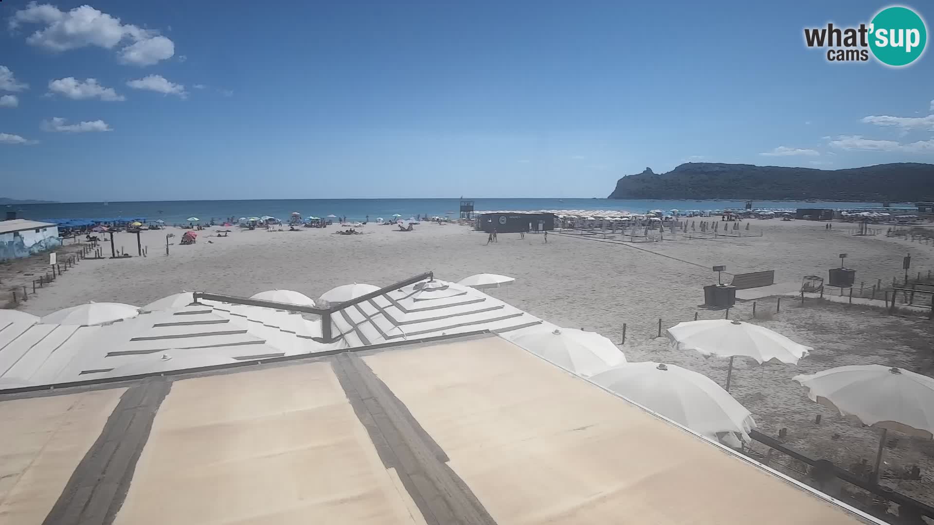 Poetto beach webcam | Cagliari | Sardinija