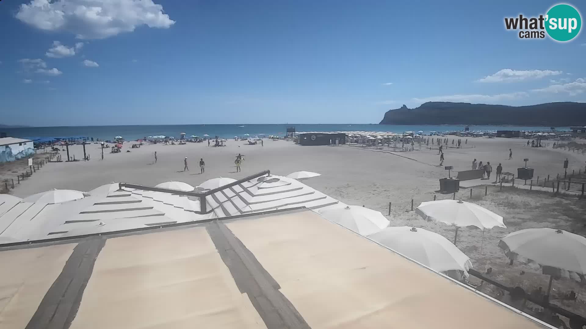 Webcam plage de Poetto | Cagliari | Sardaigne