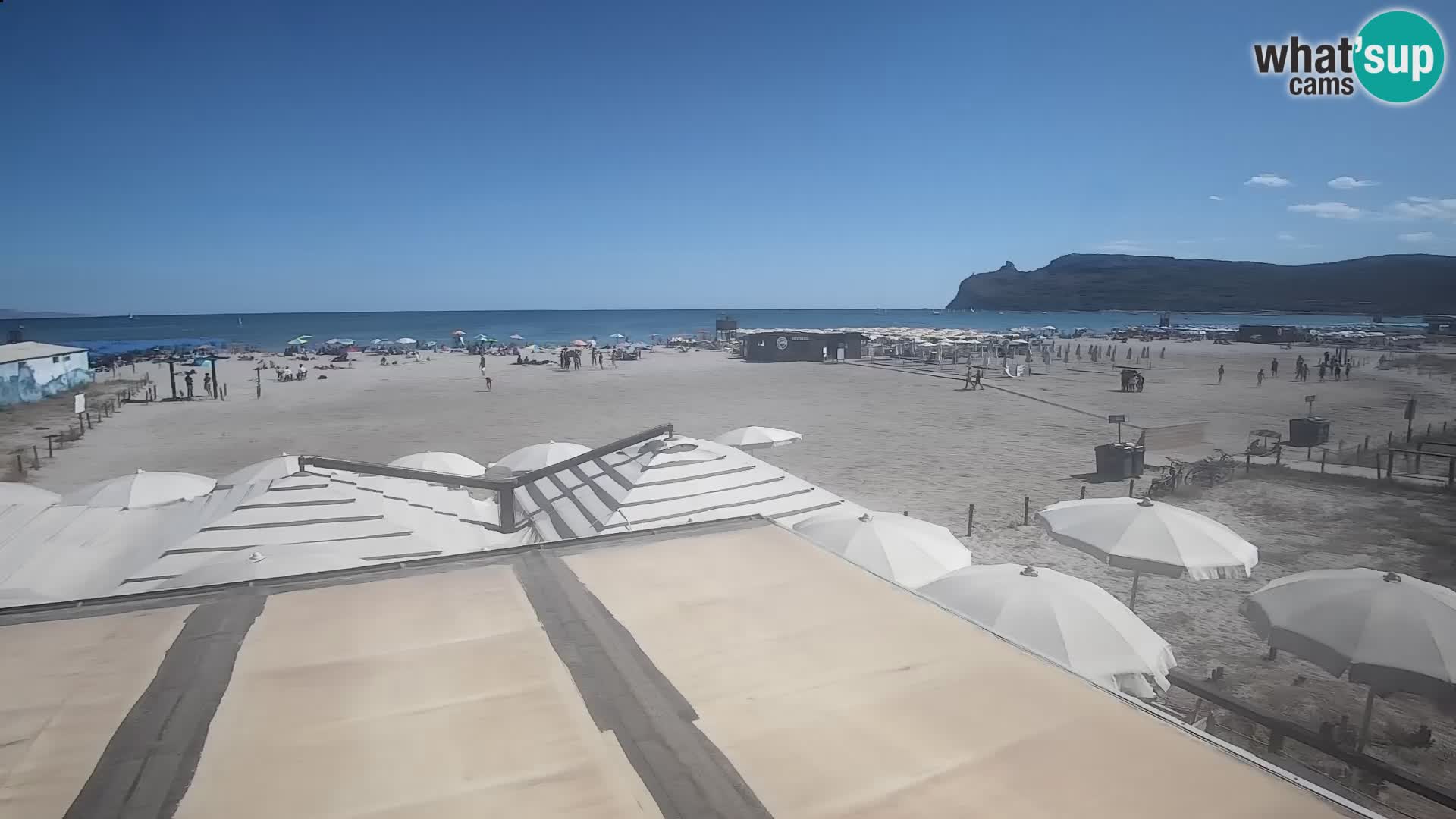 Poetto beach webcam | Cagliari | Sardinia