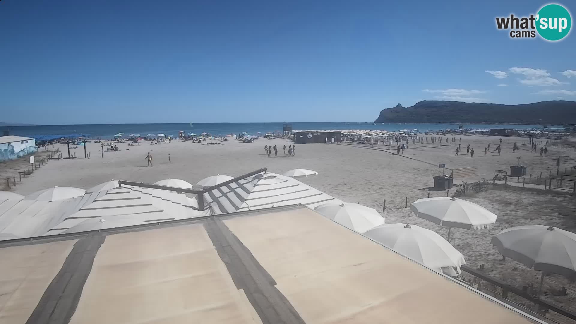Webcam plage de Poetto | Cagliari | Sardaigne