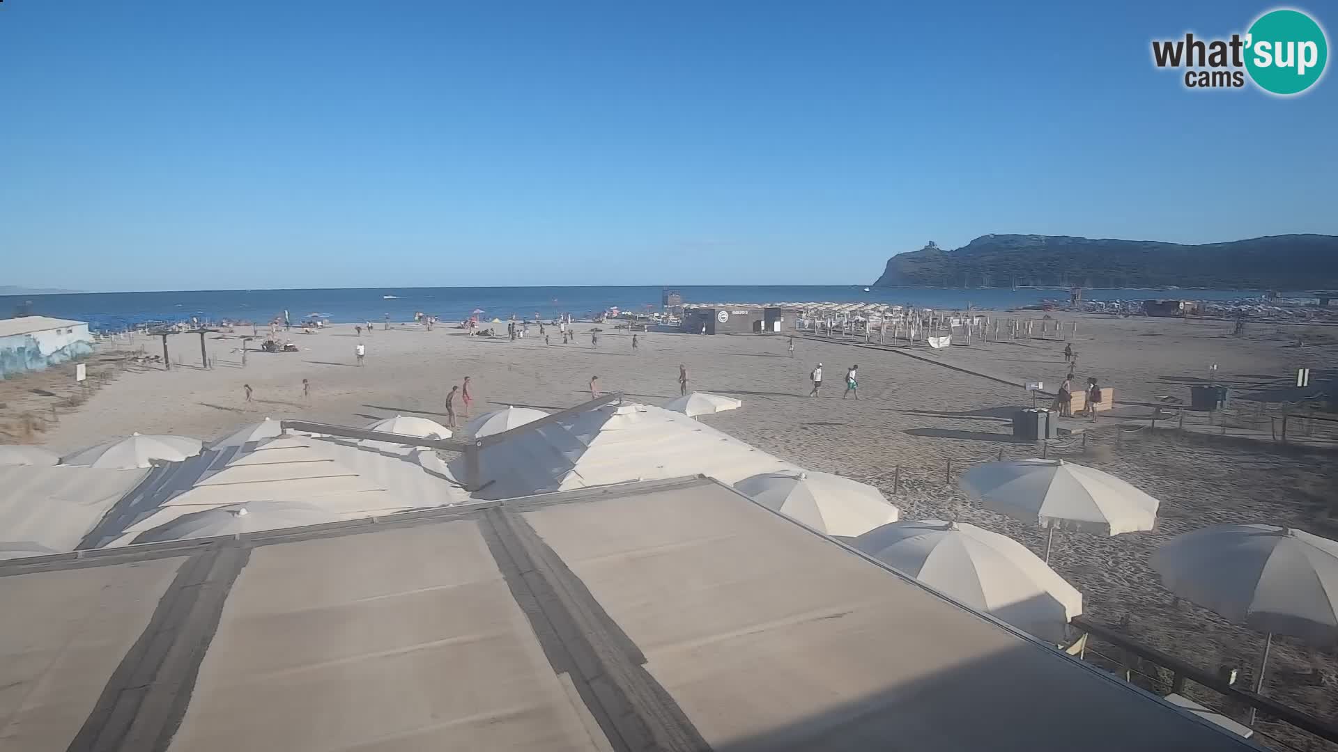 Poetto Strand Webcam | Cagliari | Sardinien