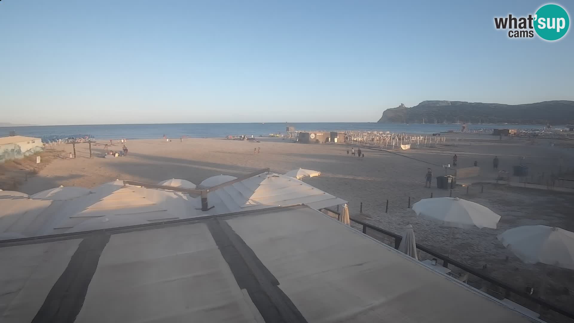 Poetto Strand Webcam | Cagliari | Sardinien