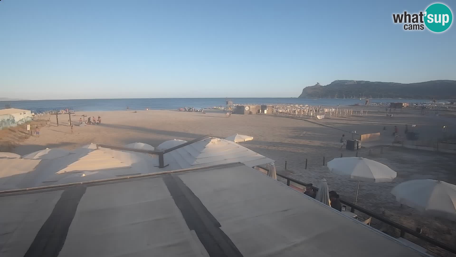 Poetto beach webcam | Cagliari | Sardinia