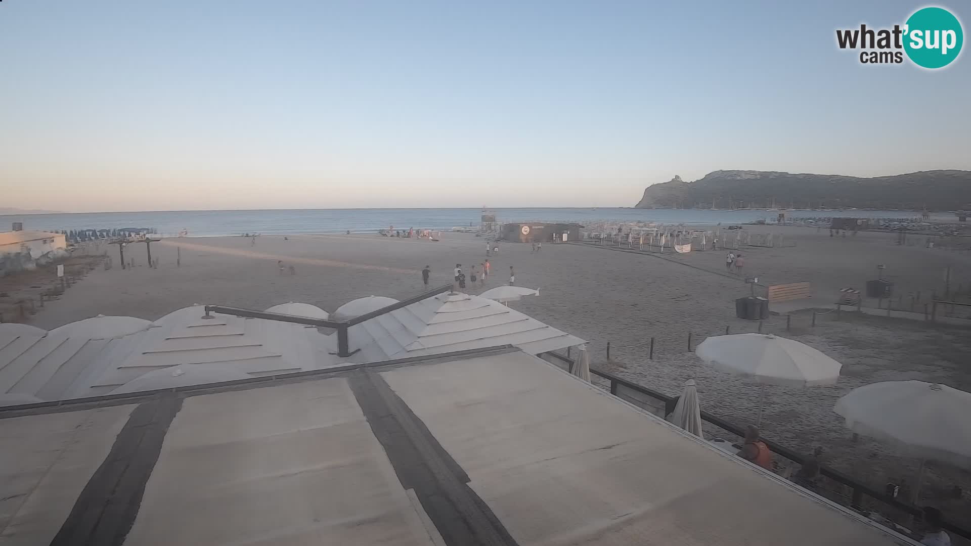 Webcam plage de Poetto | Cagliari | Sardaigne