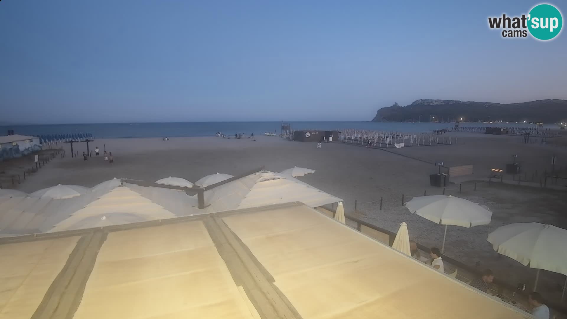 Poetto beach webcam | Cagliari | Sardinija