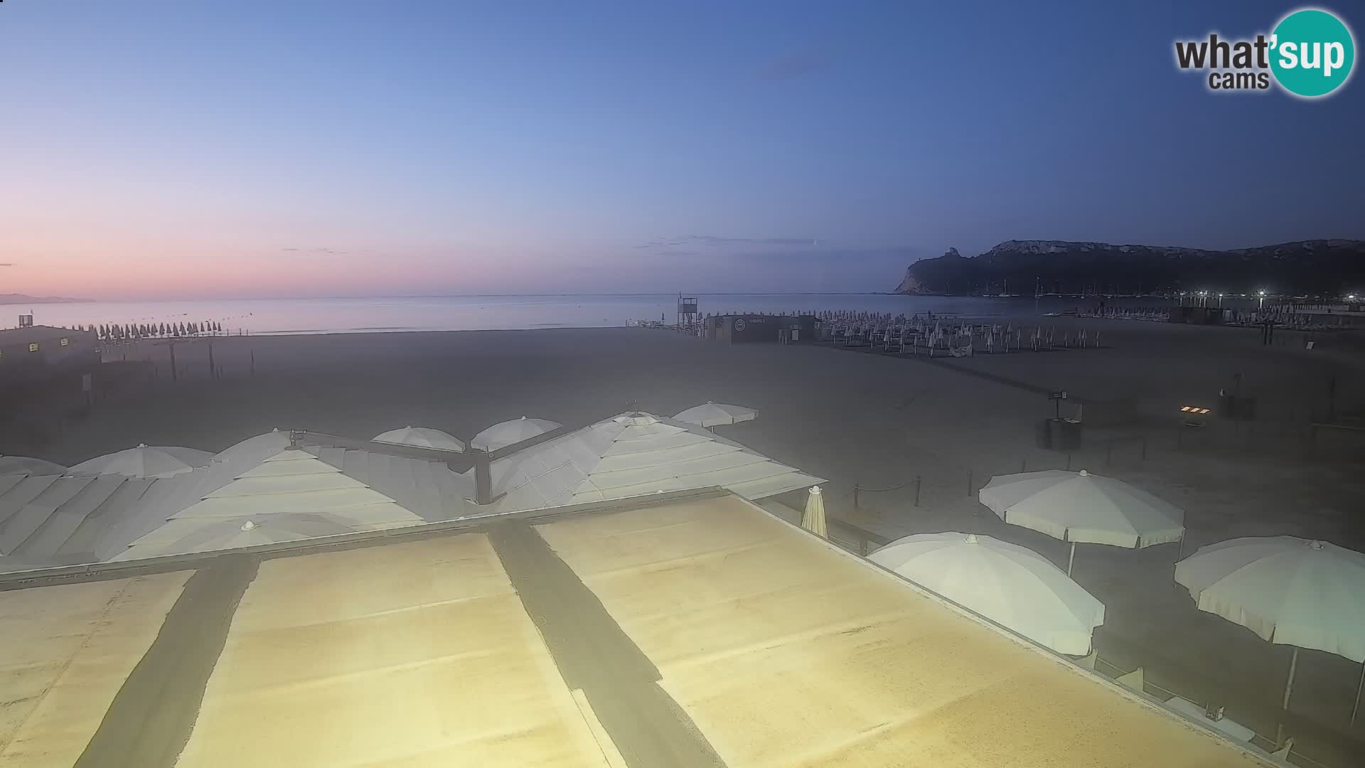 Webcam plage de Poetto | Cagliari | Sardaigne