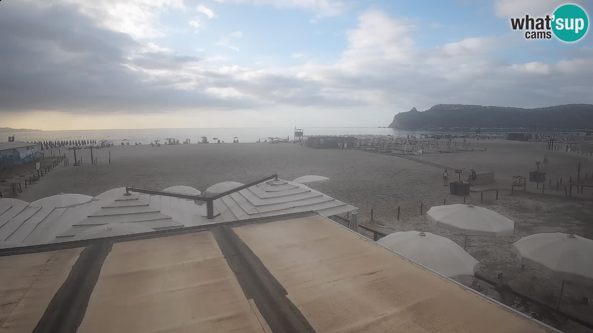 Poetto beach webcam | Cagliari | Sardinija